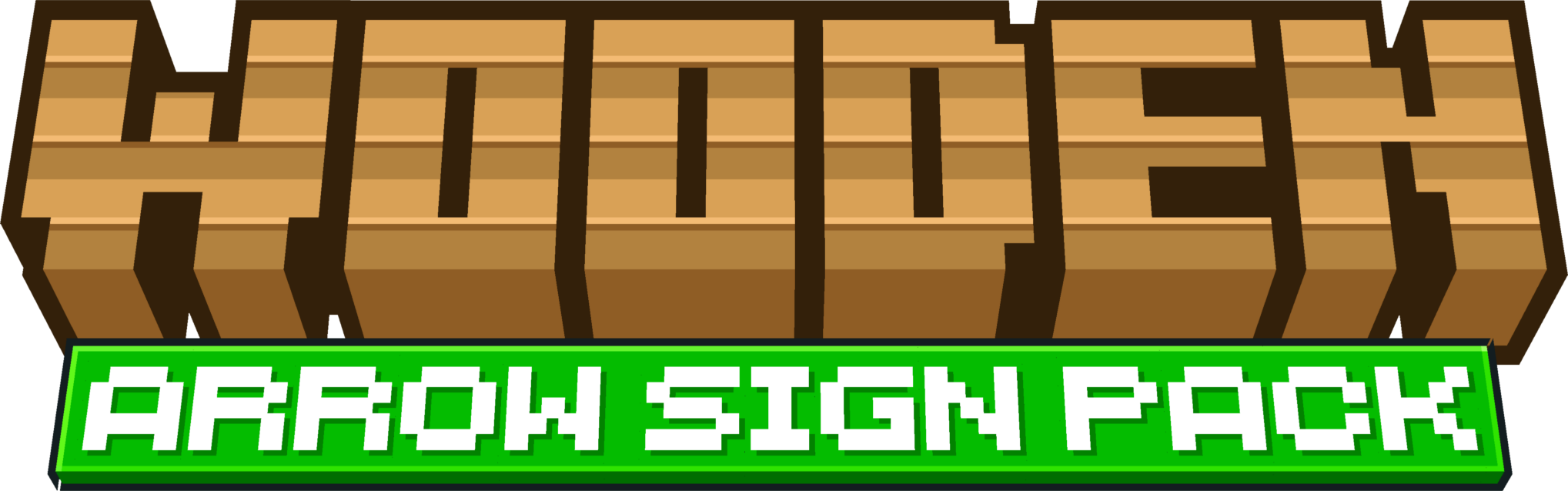 wooden arrow sign pack