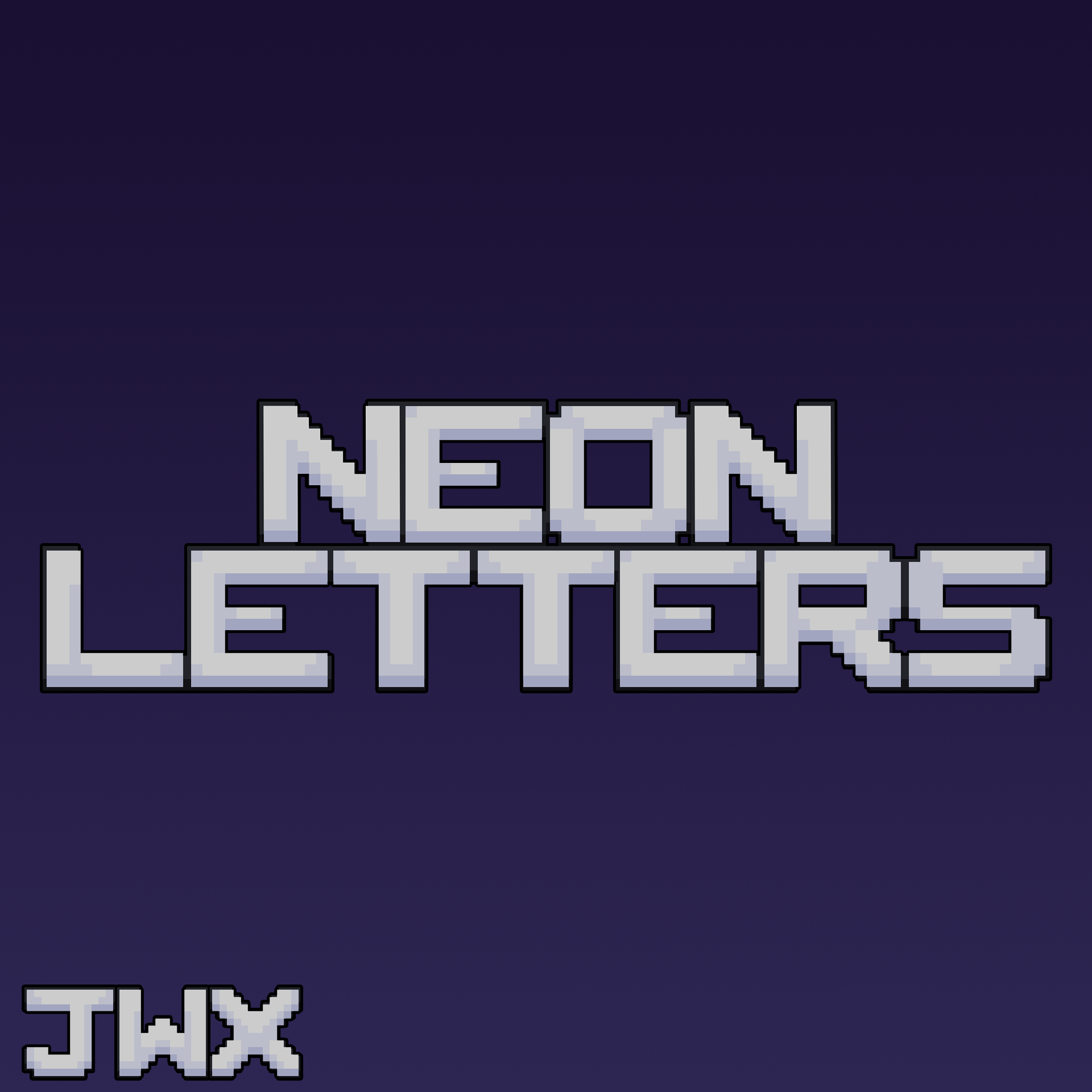 Imagen previa de Neon Letter Signs