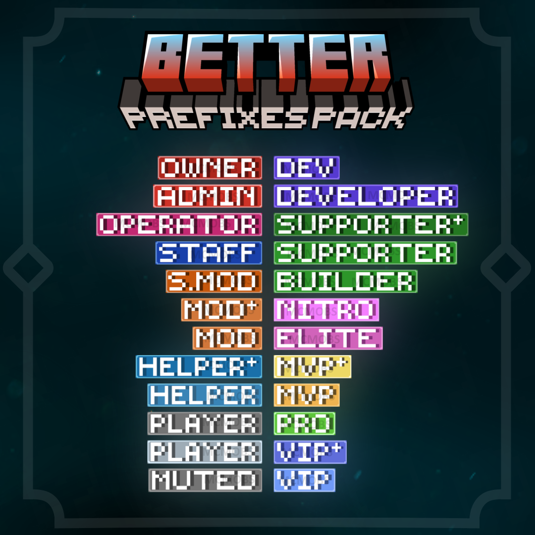 Better Prefixes Bundle preview image