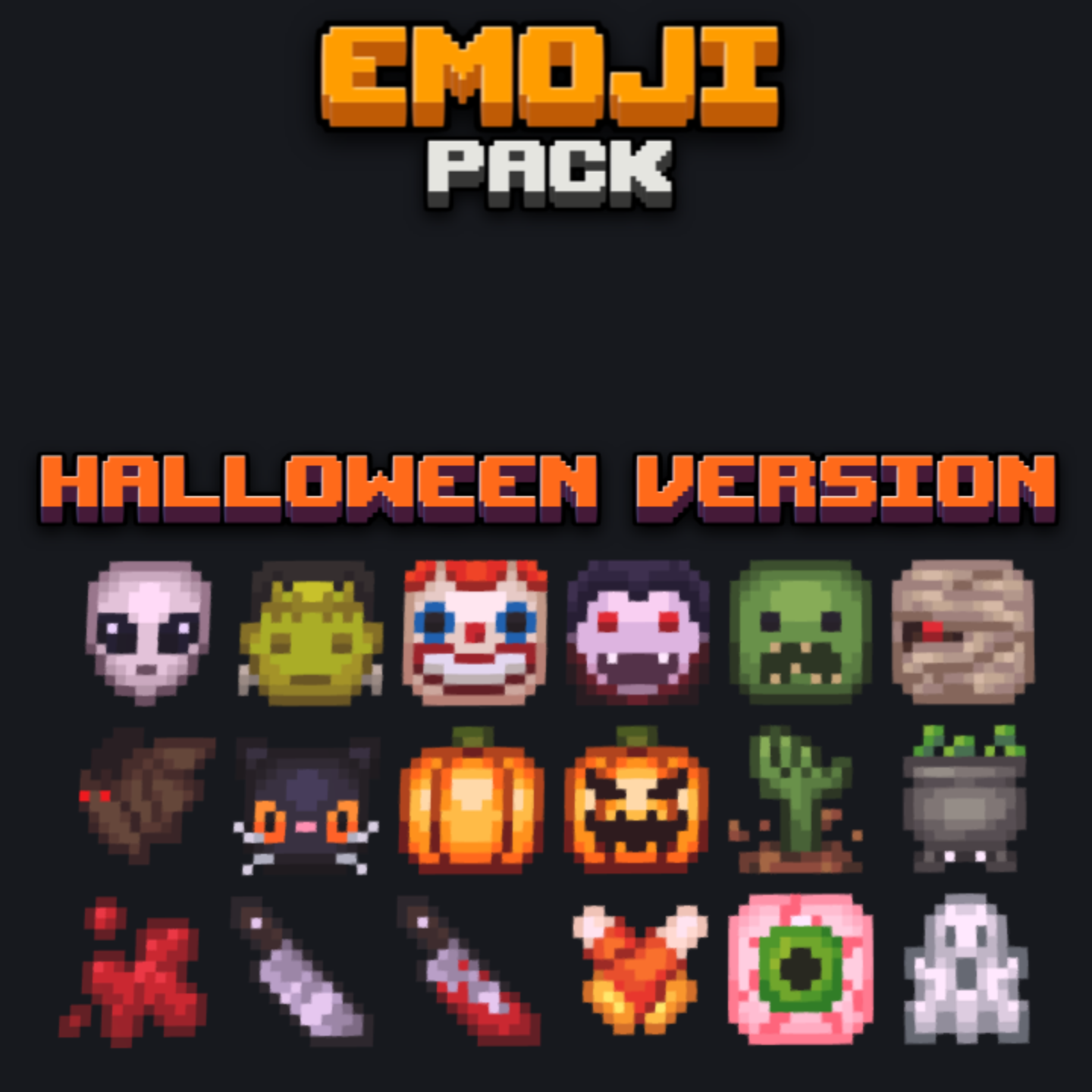 Halloween Emojis Pack preview image
