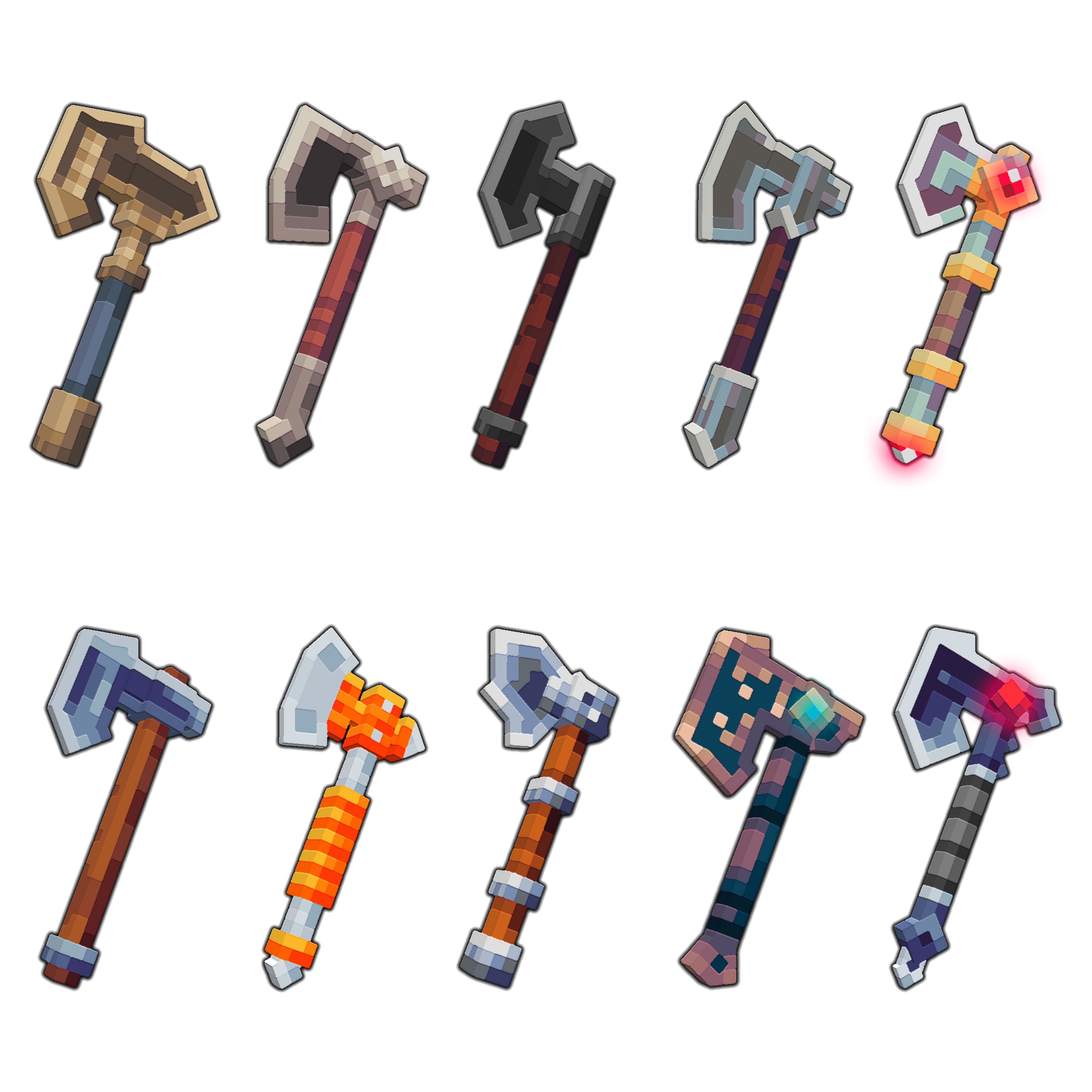 Minecraft Adventurer Axes Pack Volume 2 visualização