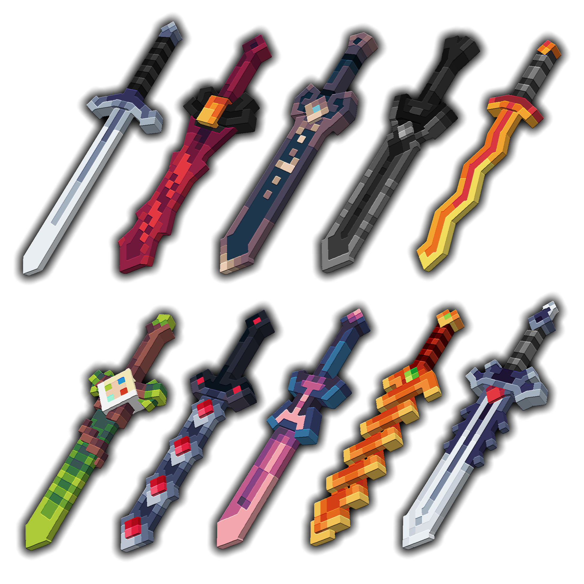Minecraft Adventurer Swords Pack Volume 2 visualização