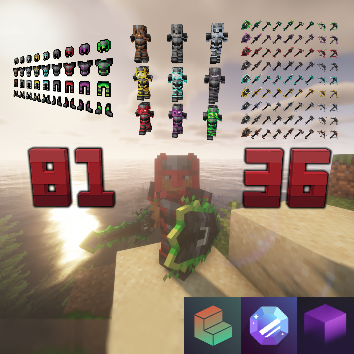 Overseer Pack [81 tools + 36 armors] visualização