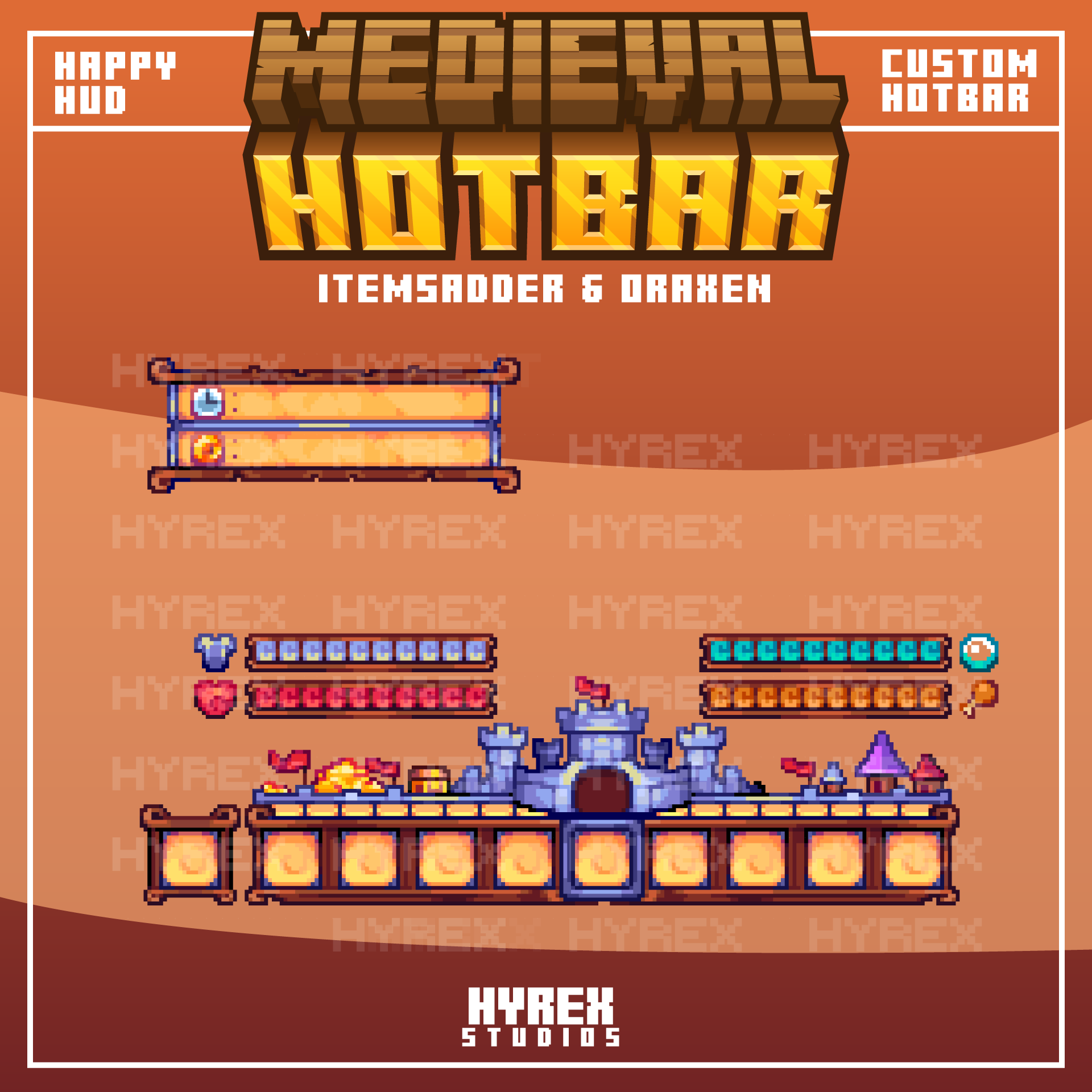 Imagen previa de MEDIEVAL HOTBAR 🏰| Hotbar Vol 5