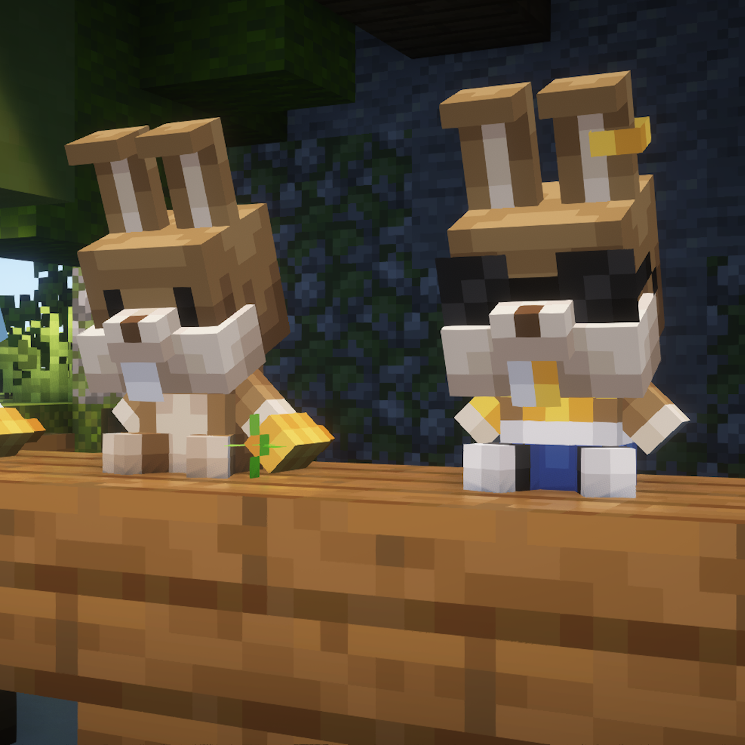 Minecraft Easter Plushies