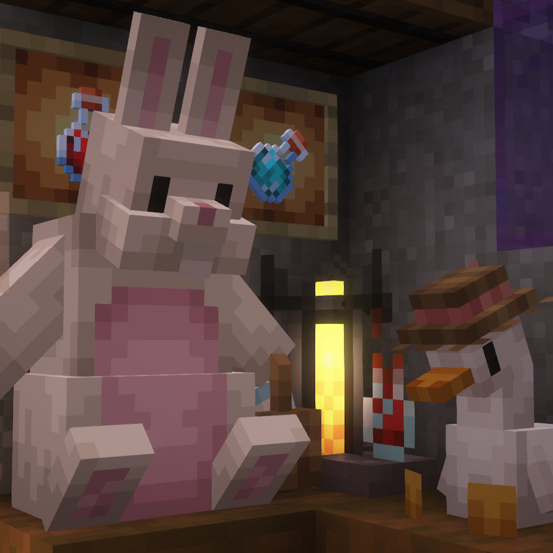 Minecraft Easter Plushies