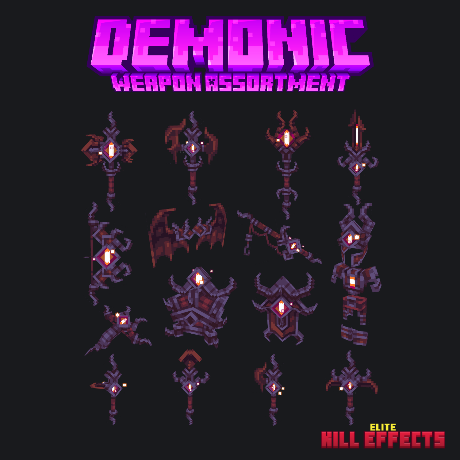 Demonic Weapon Assortment + Kill-Effect preview image