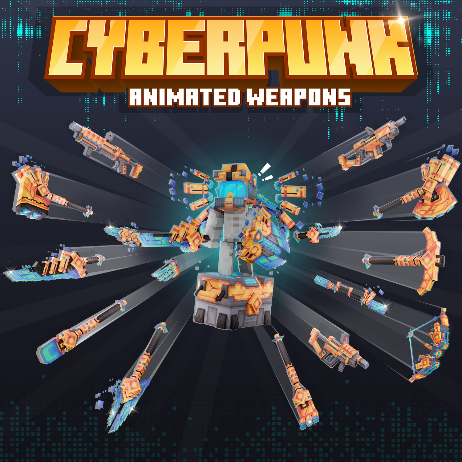 Cyberpunk Animated Weapon + Kill-Effect preview image