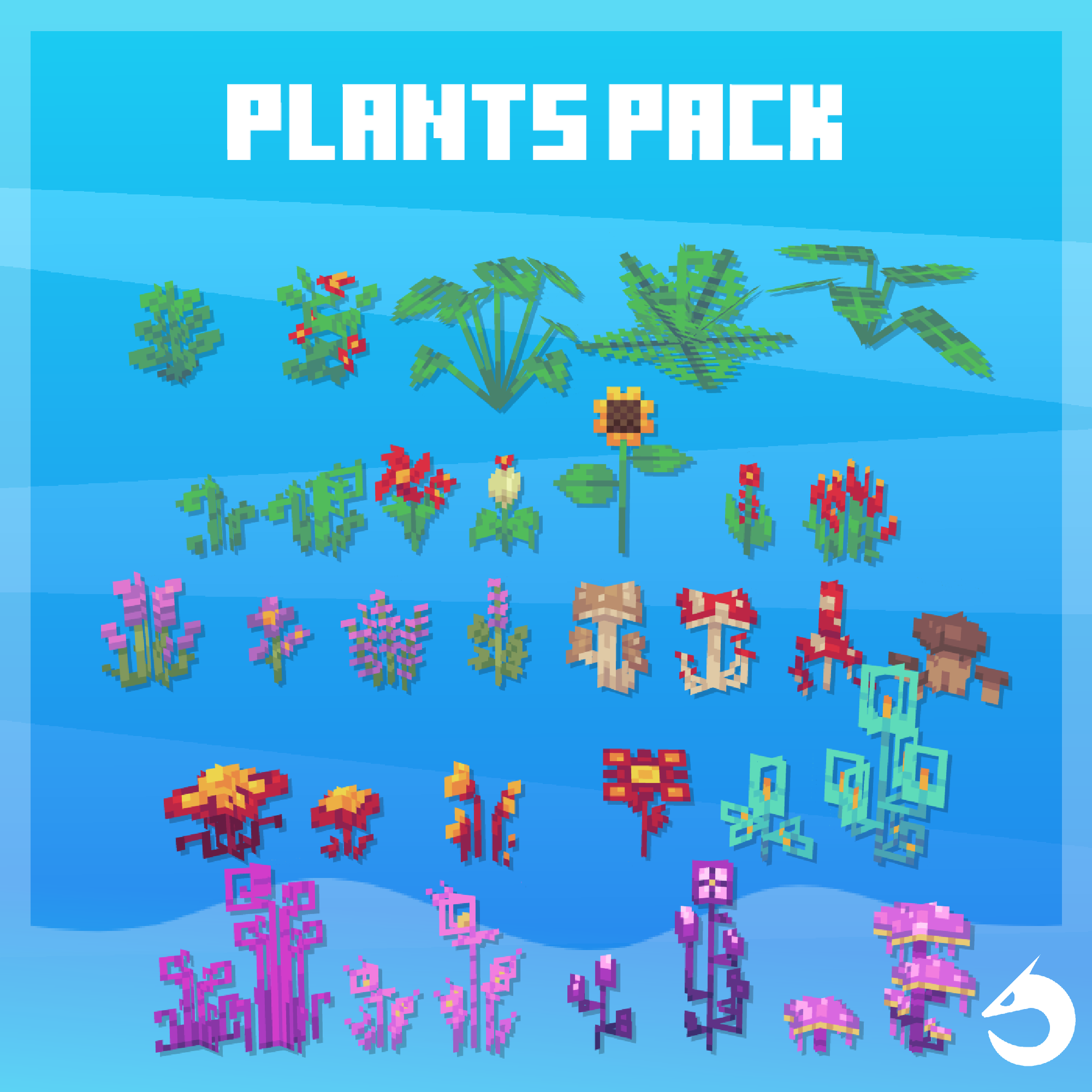2D Plants/Flowers Pack 미리보기 이미지
