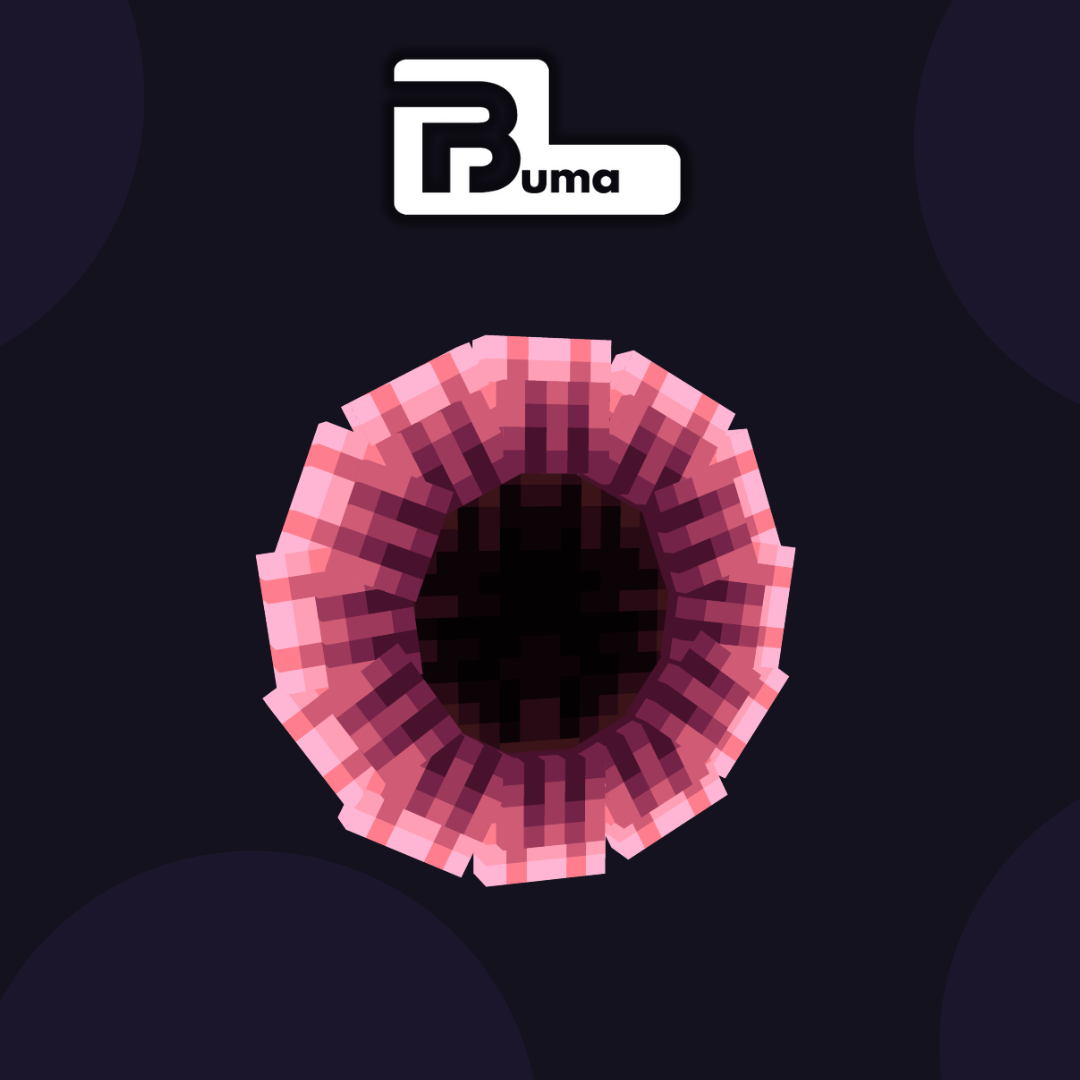 Pink portal for minecraft
