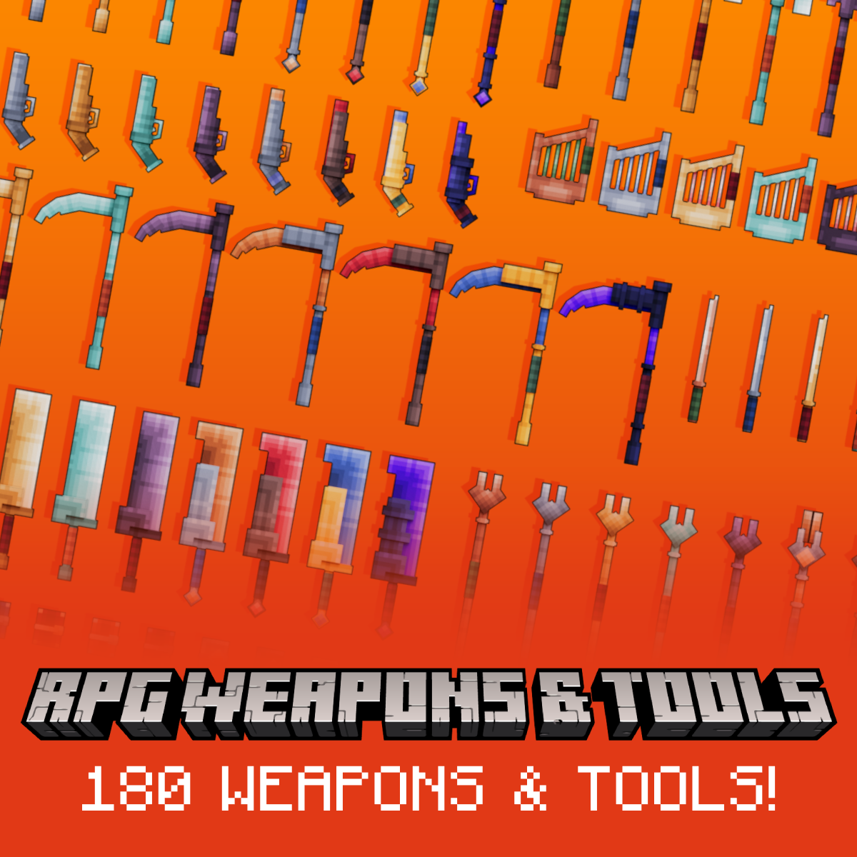 RPG Weapon & Tool Megapack visualização