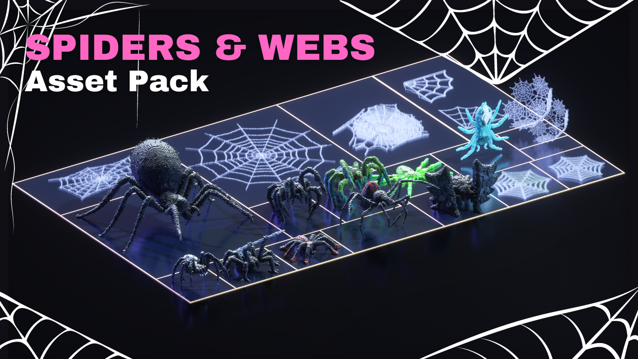 Spiders & Webs | Asset Pack preview image