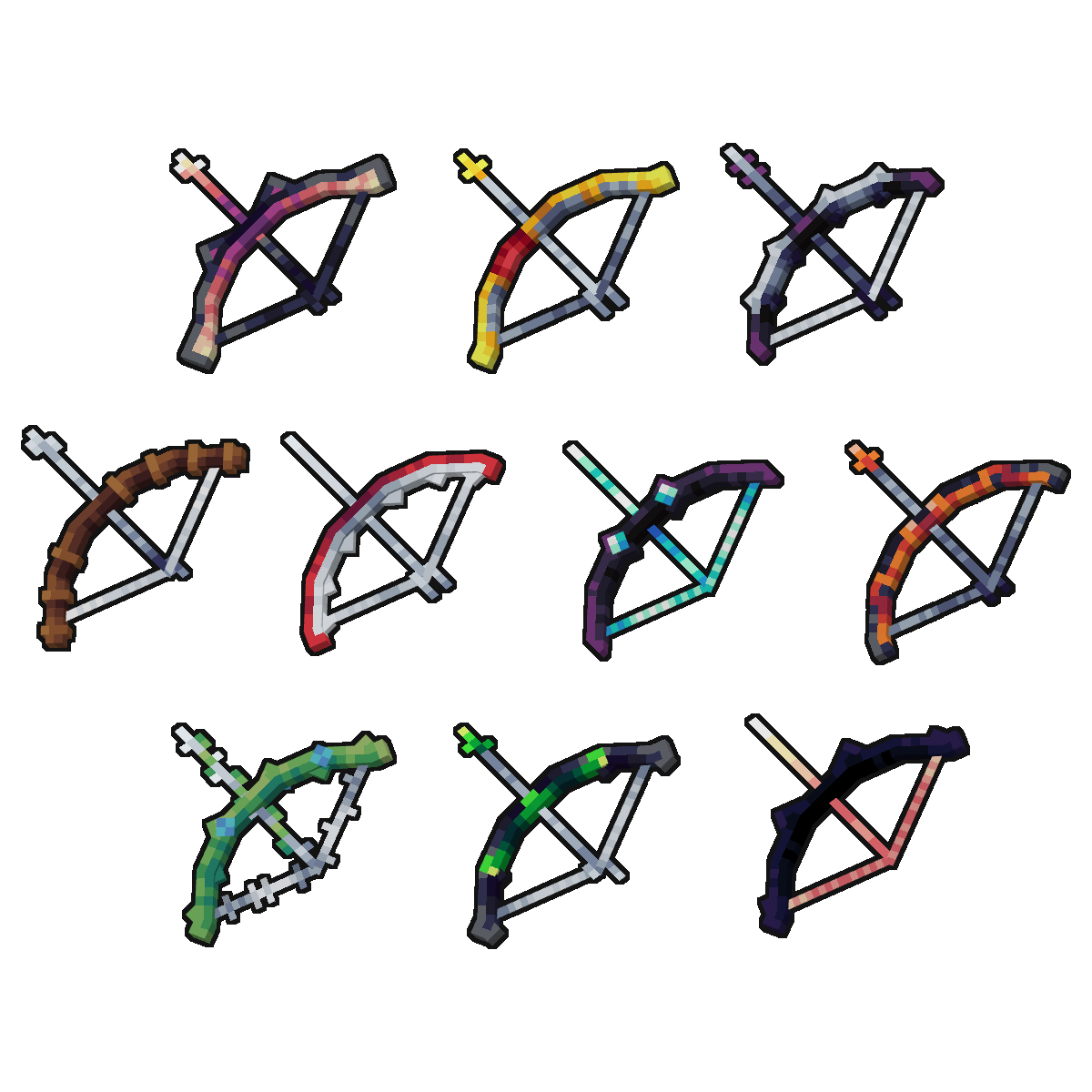 Minecraft Adventurer Bows Pack visualização