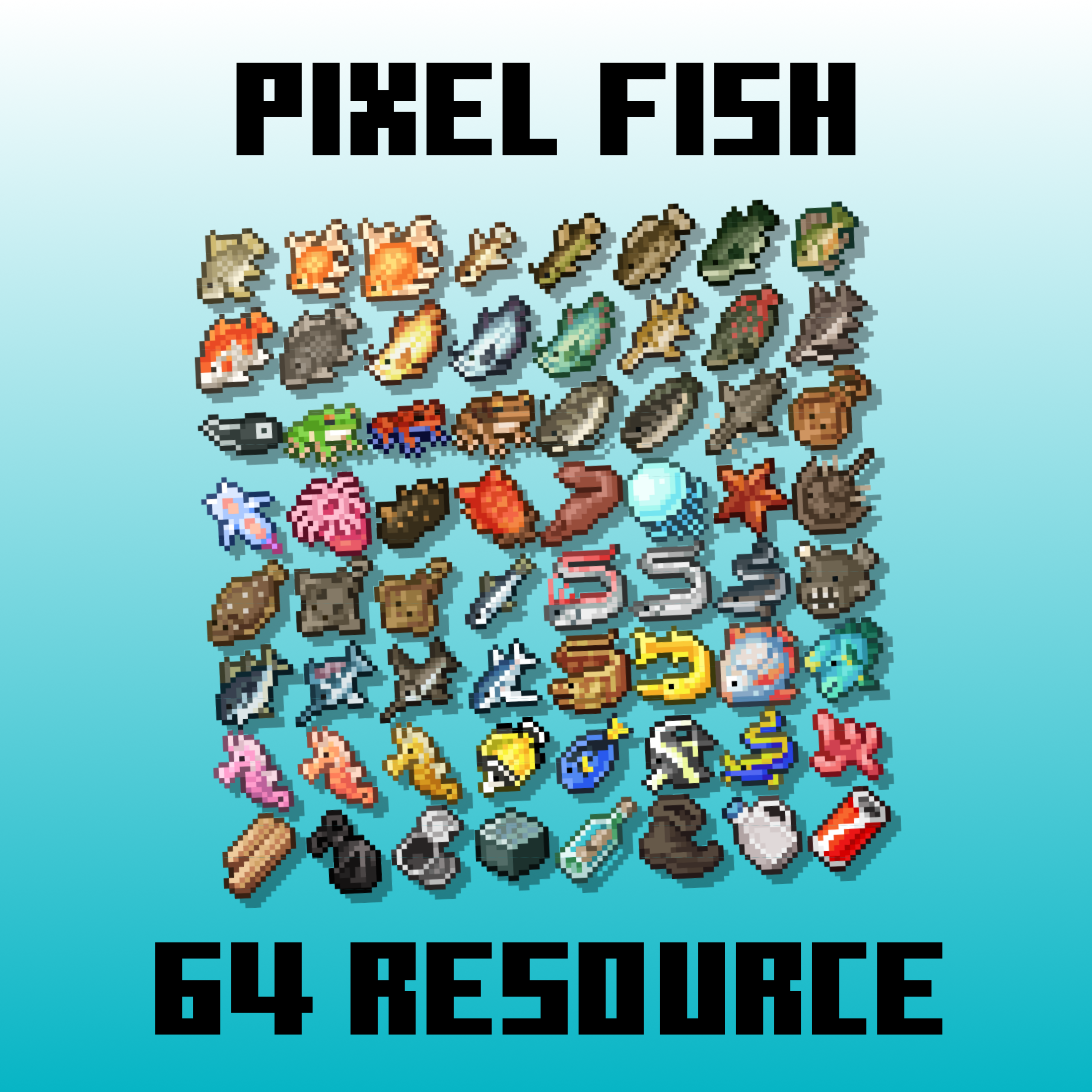 Hình xem trước pixel fish