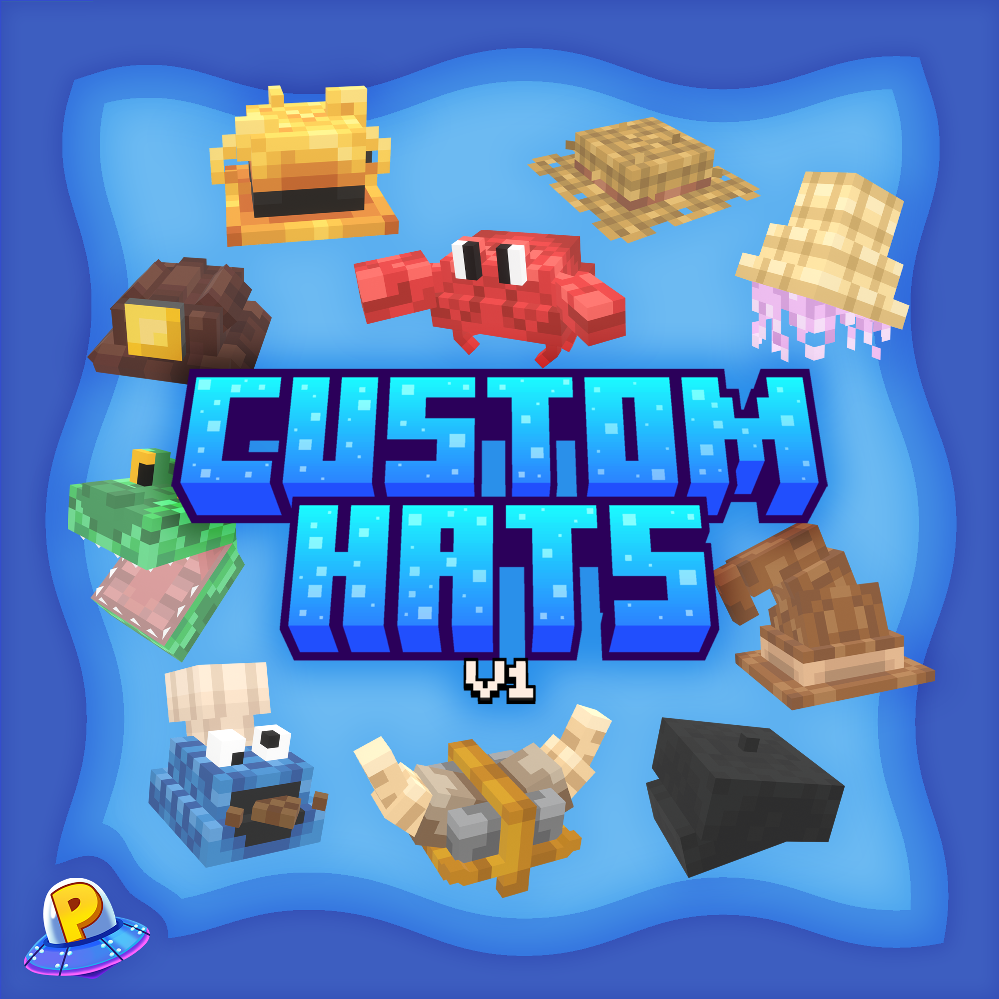 The main thumbnail for the Custom Hats v1 product by iPlexity.
