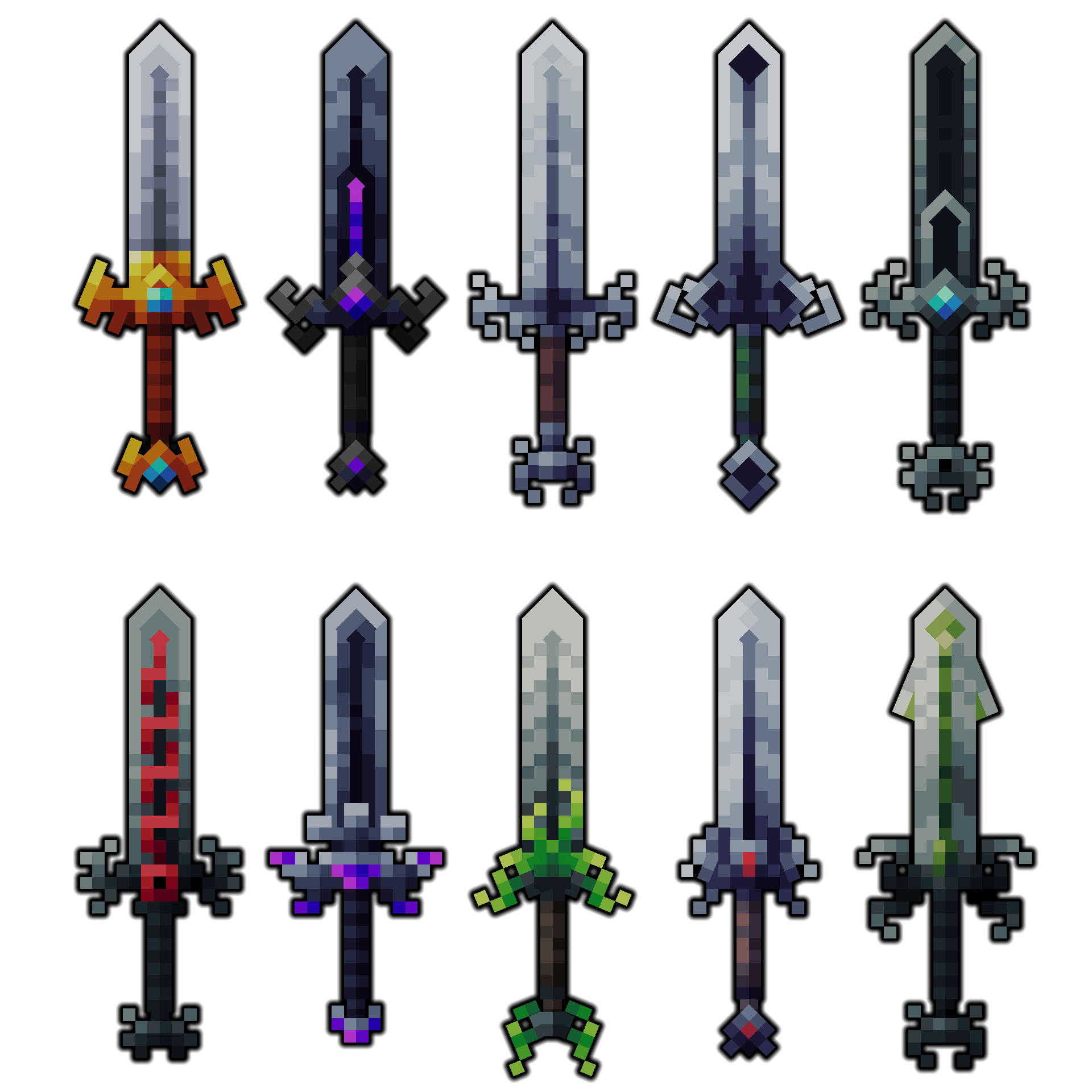 Minecraft Adventurer Swords Pack Volume 4 visualização