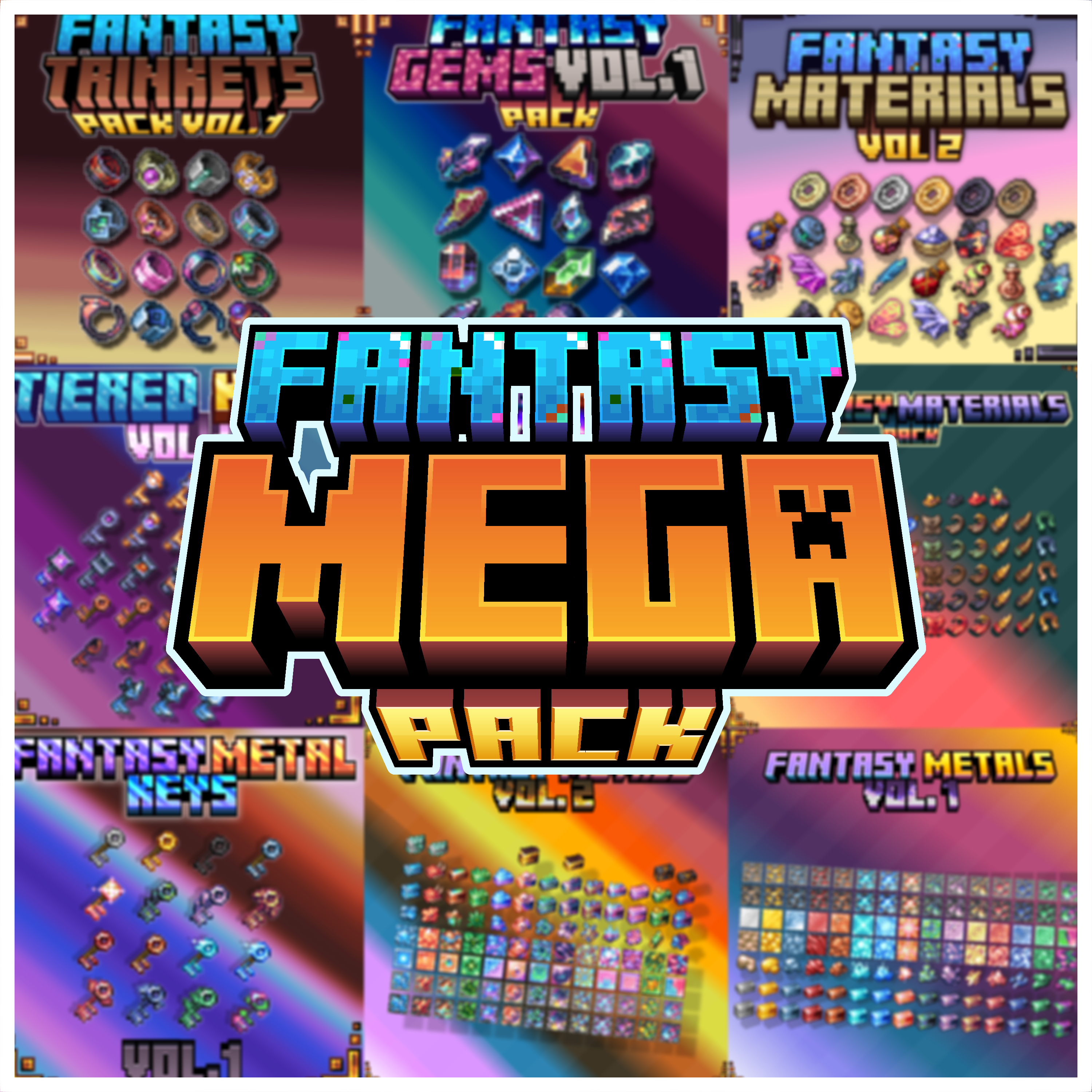 Imagen previa de Fantasy Sprites MEGA Pack | BUNDLE 20% OFF