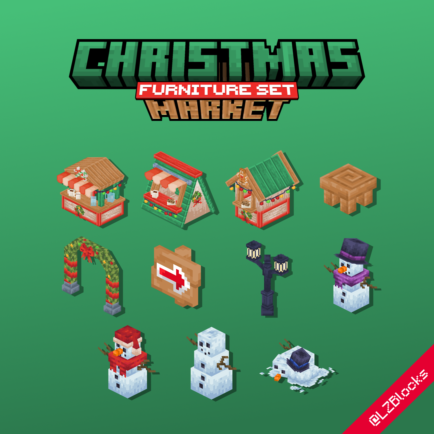 Christmas Market Furniture Set preview image