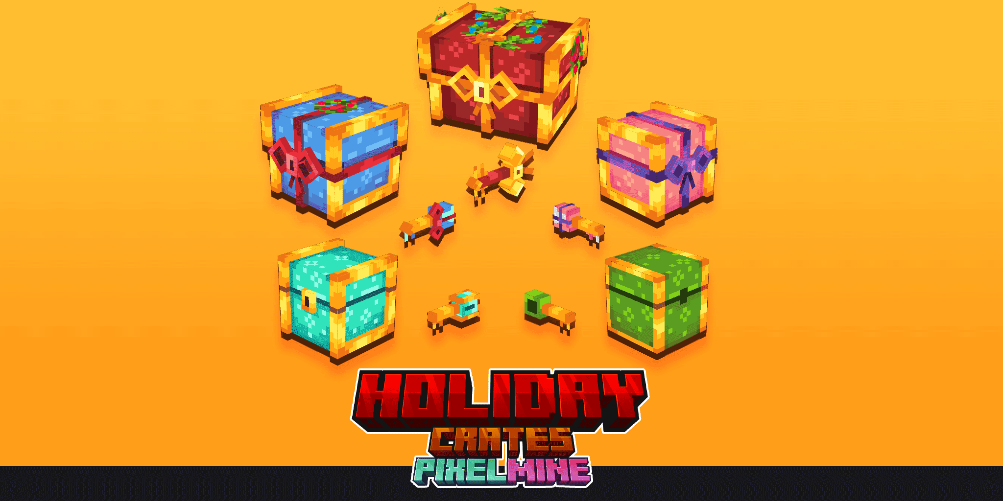 PixelMine | Holiday Crate Models preview image