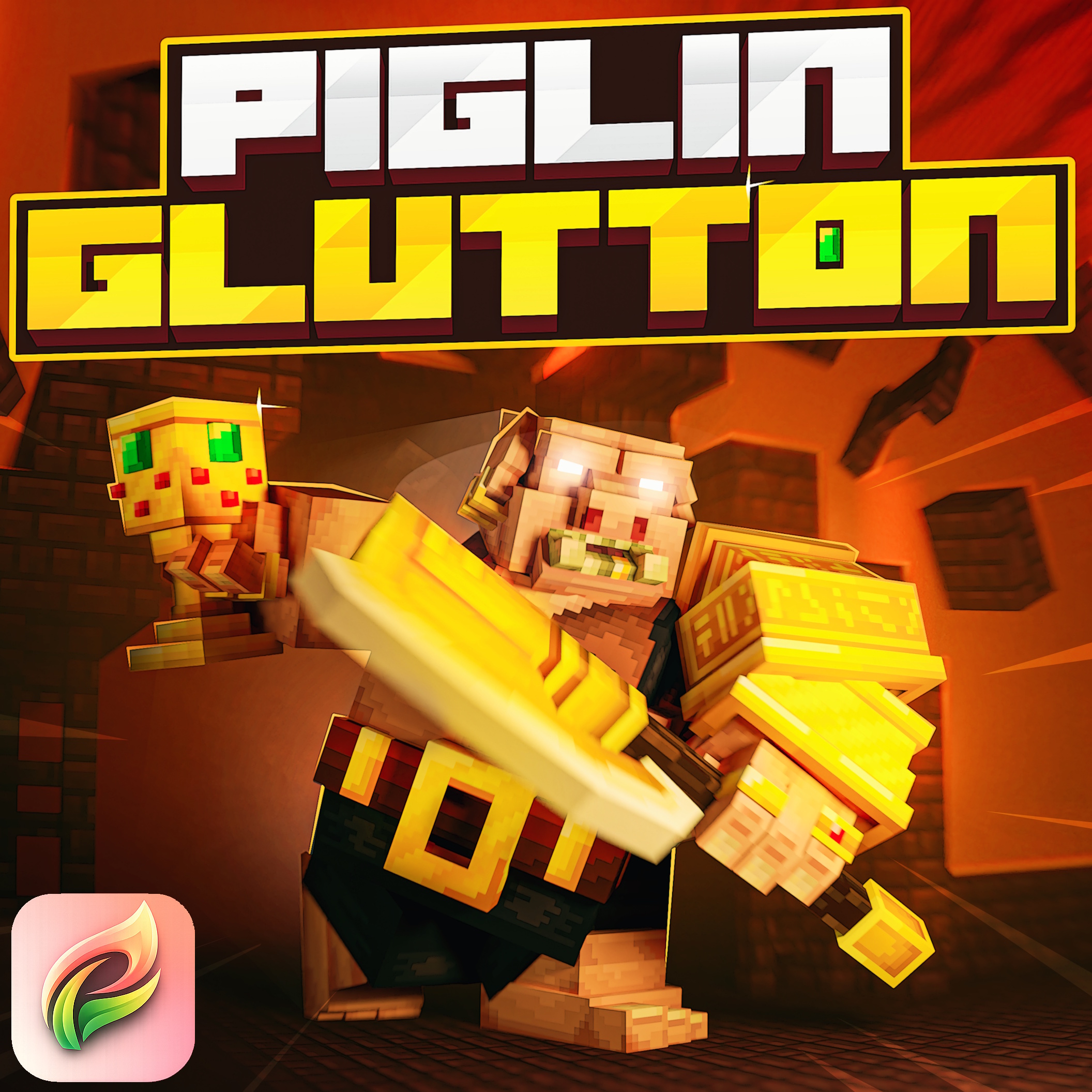 The Piglin Glutton visualização