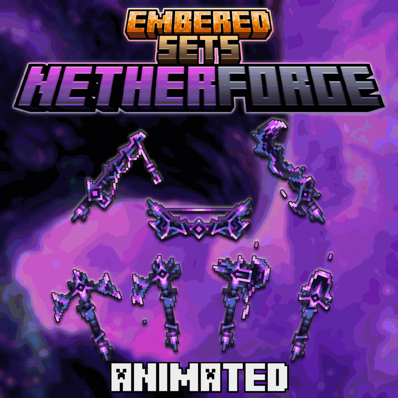 Imagen previa de Embered Sets | Netherforge ANIMATED
