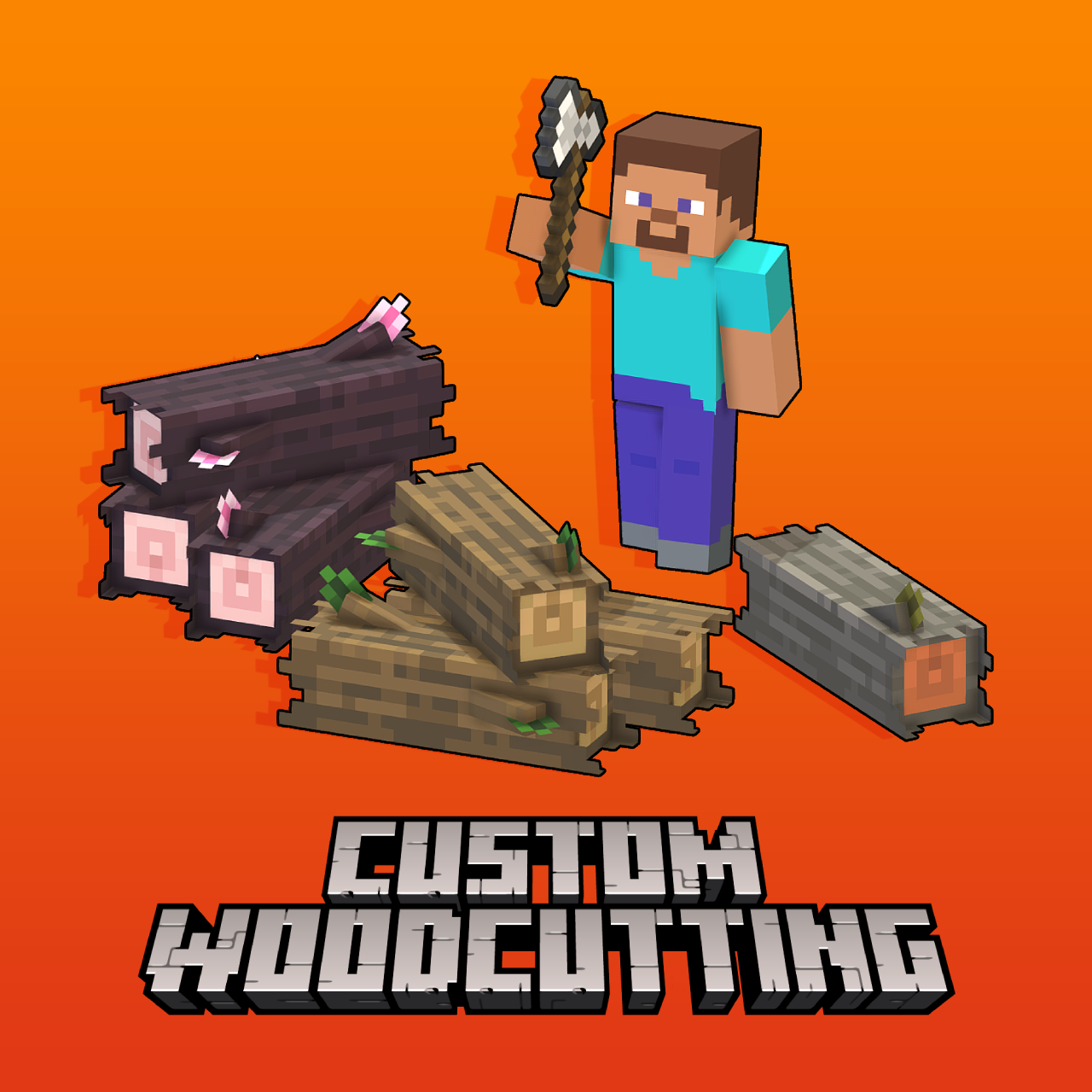 Custom Woodcutting & Logs visualização