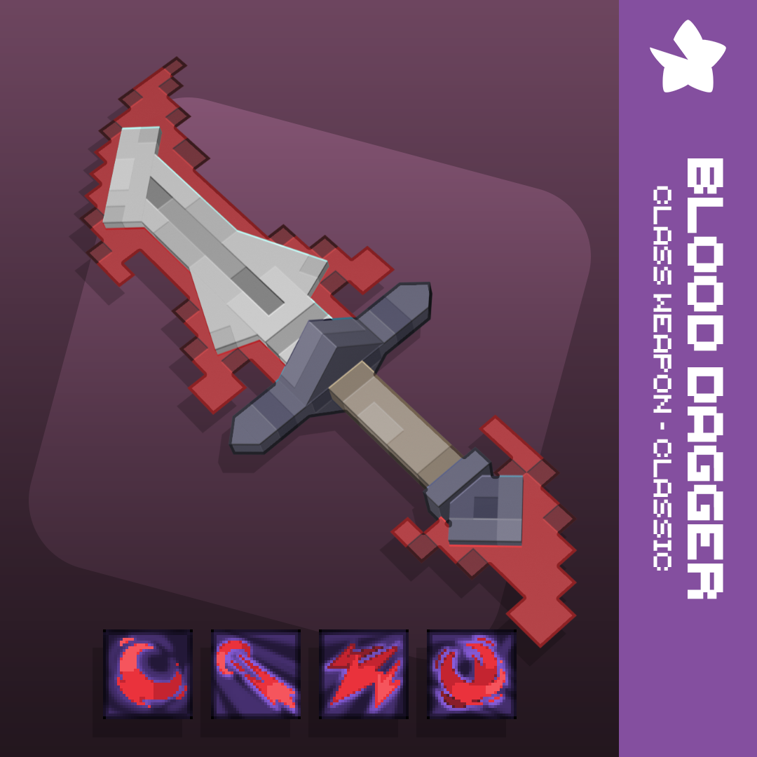 Blood Dagger | Class Weapon - Classic Vol. 1 visualização