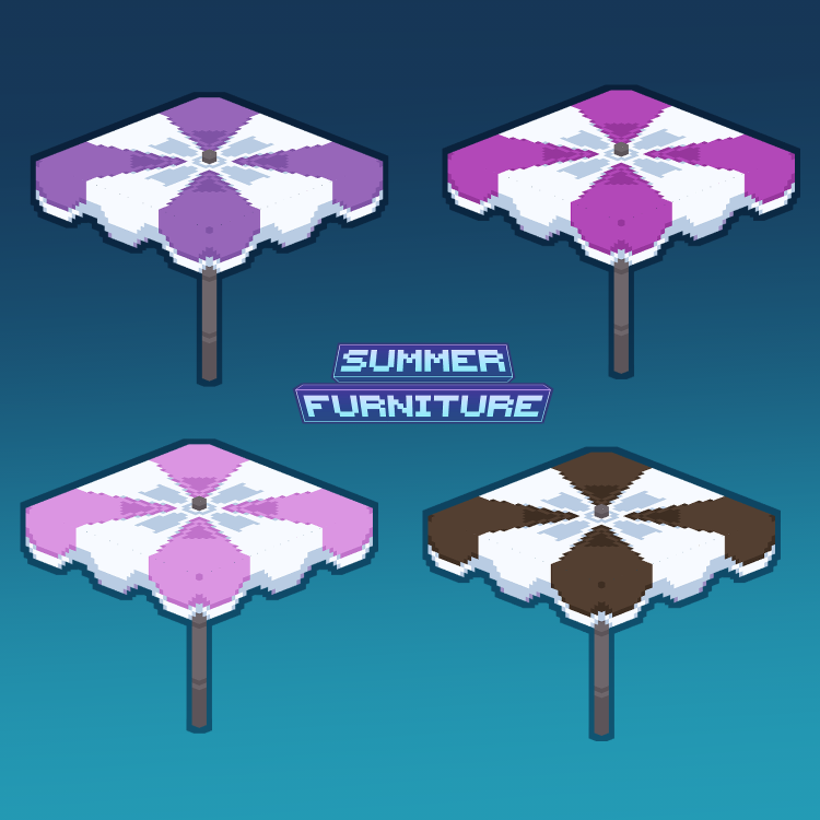 Beach umbrella colours