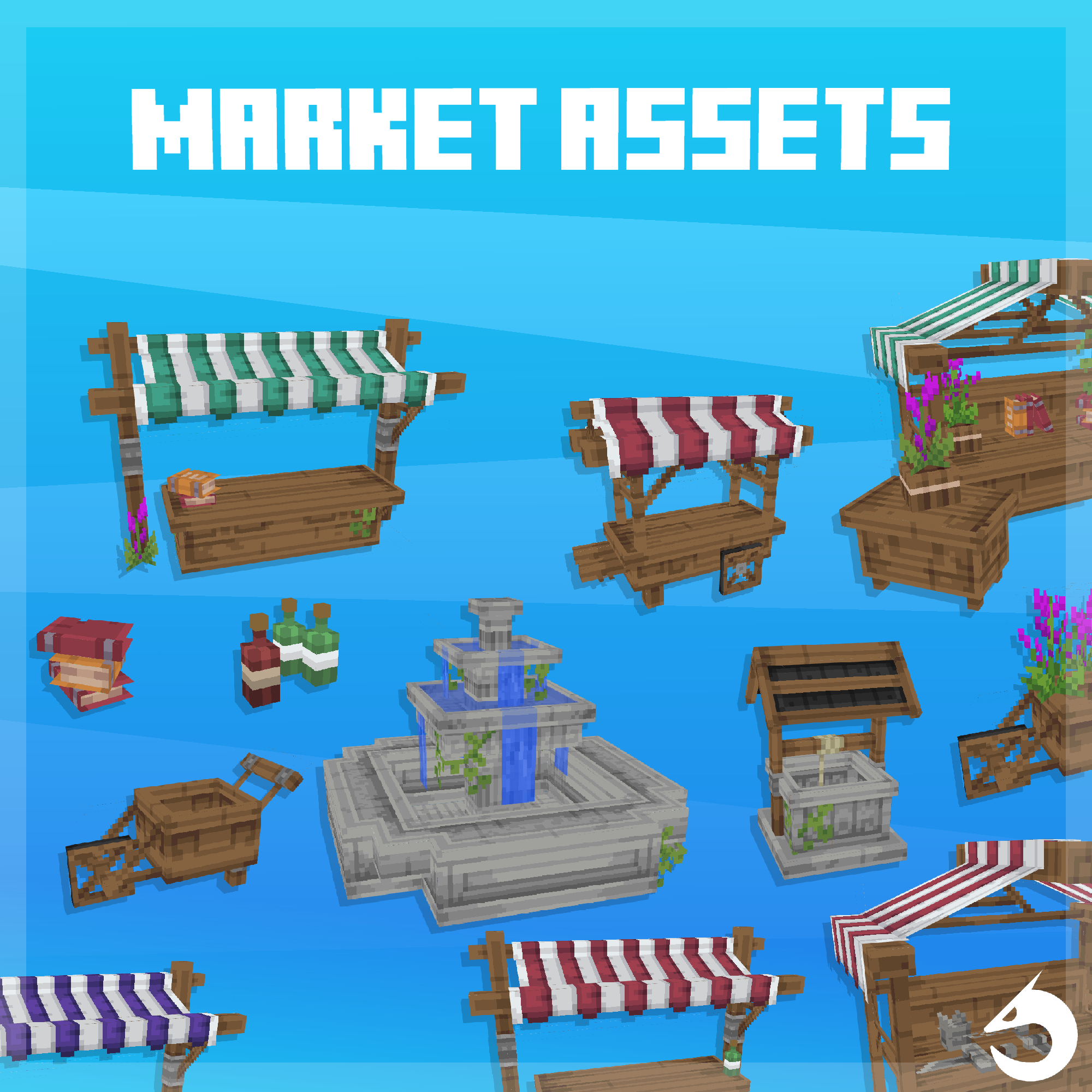 Medieval Market Assets 미리보기 이미지