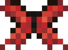 red butterfly
