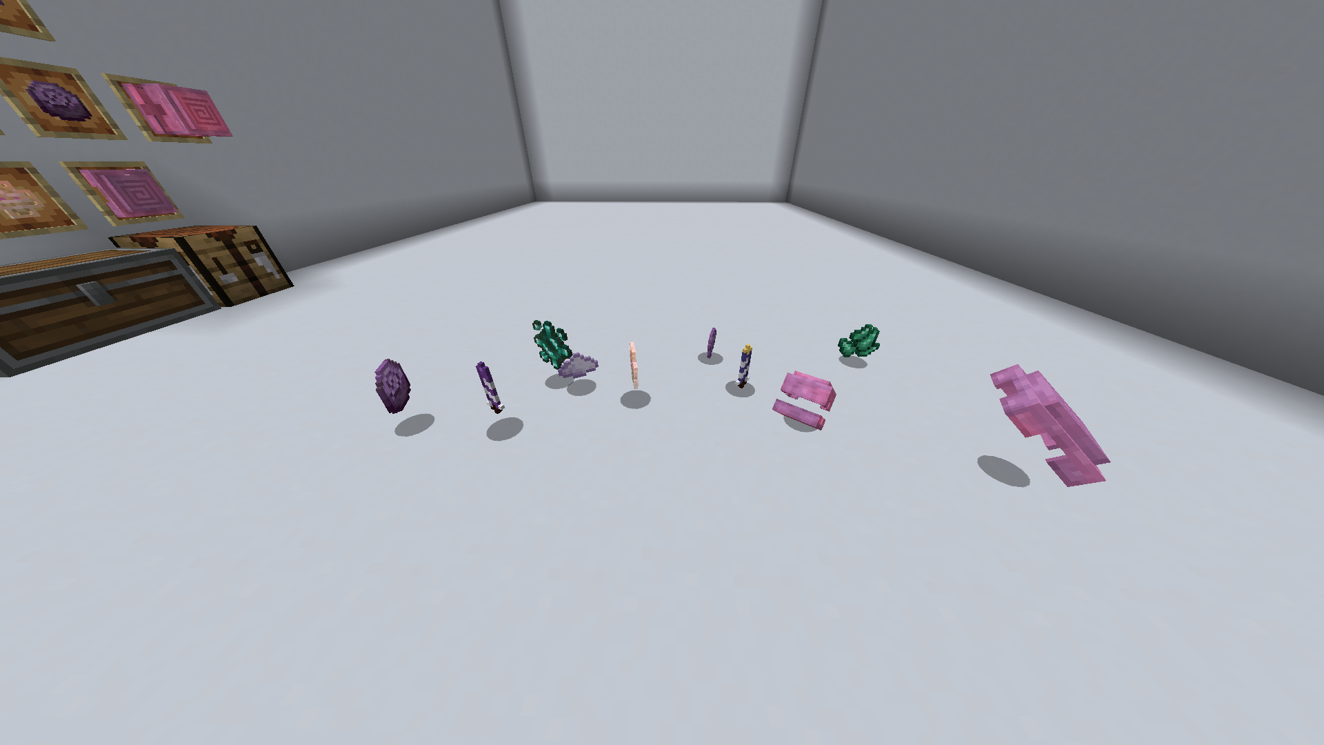 the items on the floor