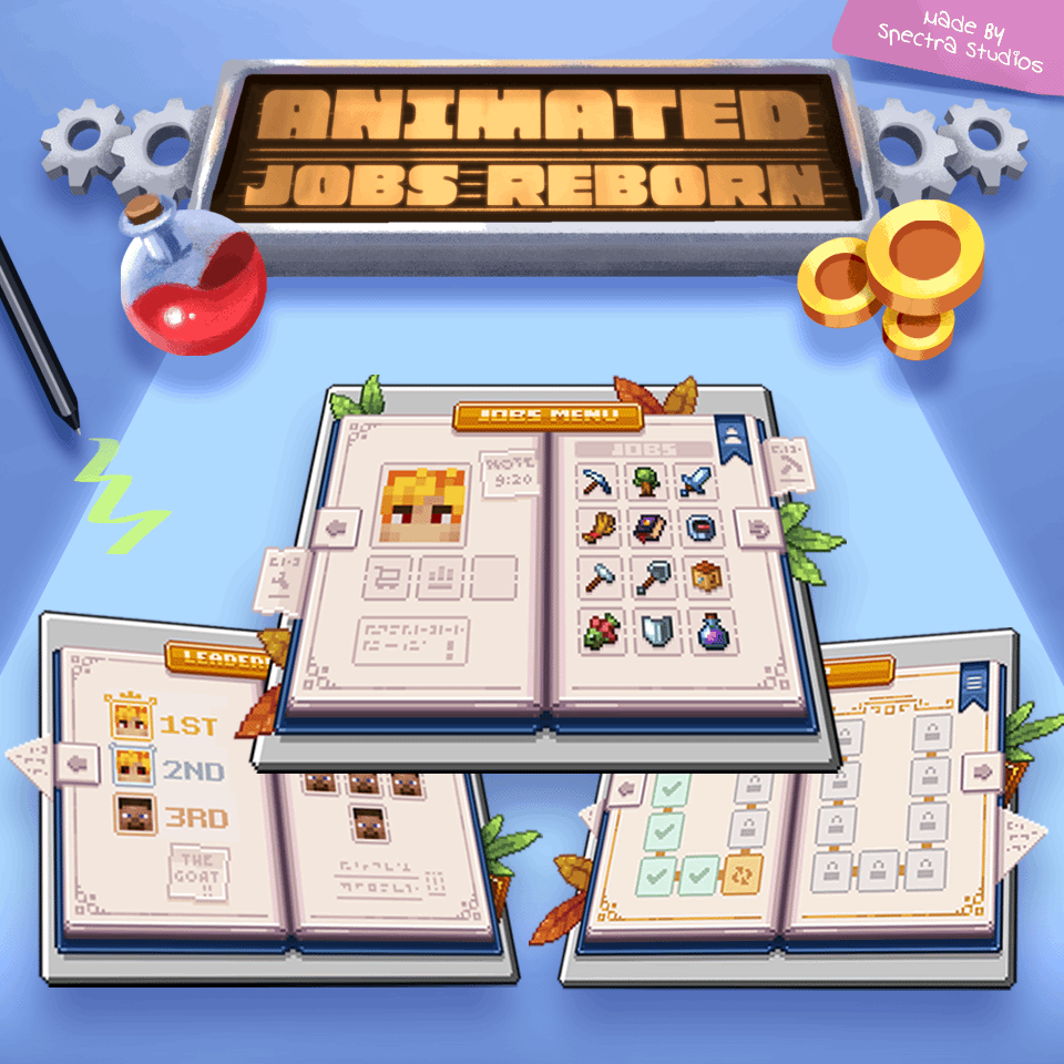 Spectra Studios | Animated Jobs Menu | 26.1+ update preview image