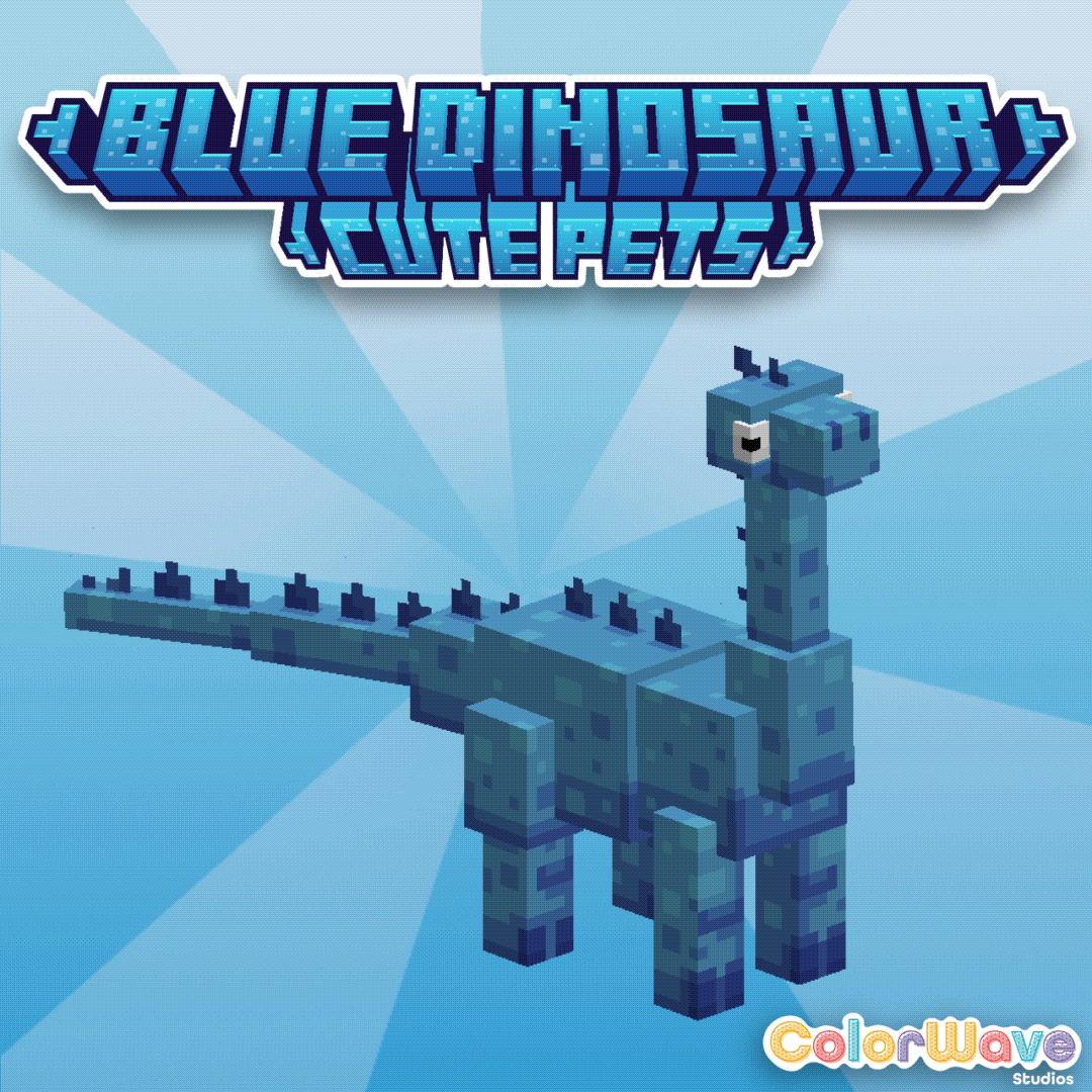 Blue Dinosaur idle