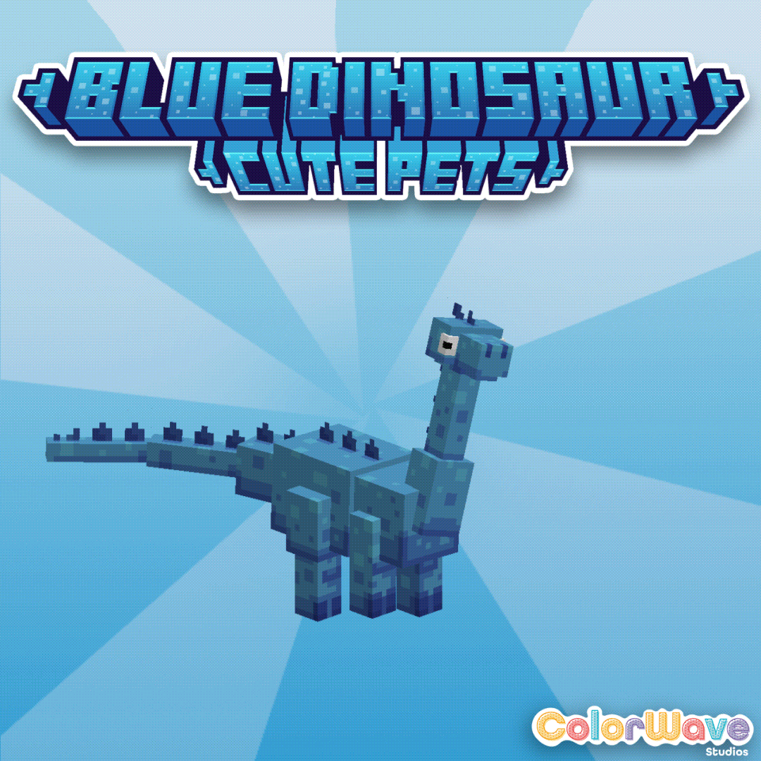 Blue Dinosaurt pet