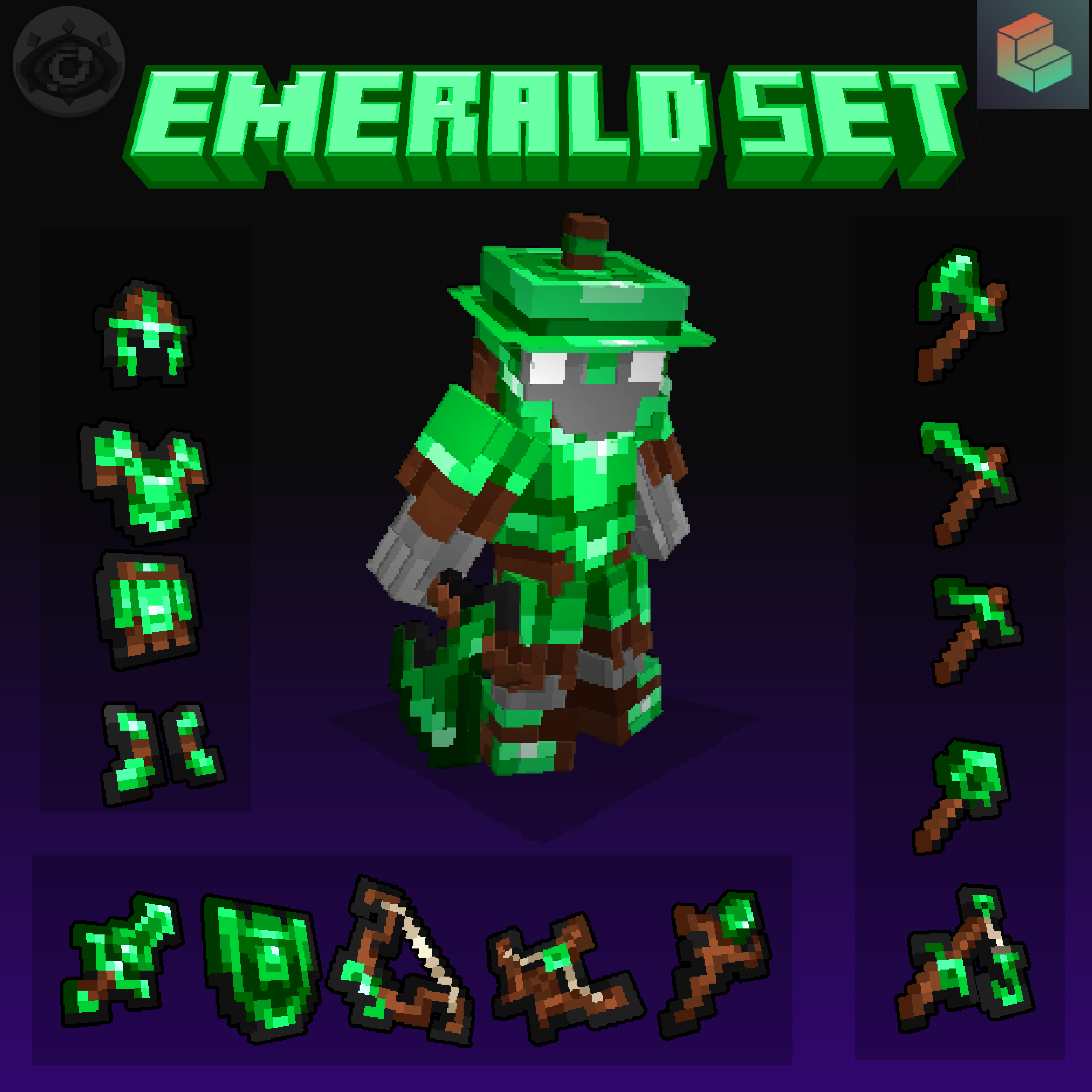 Emerald set  voorbeeldafbeelding