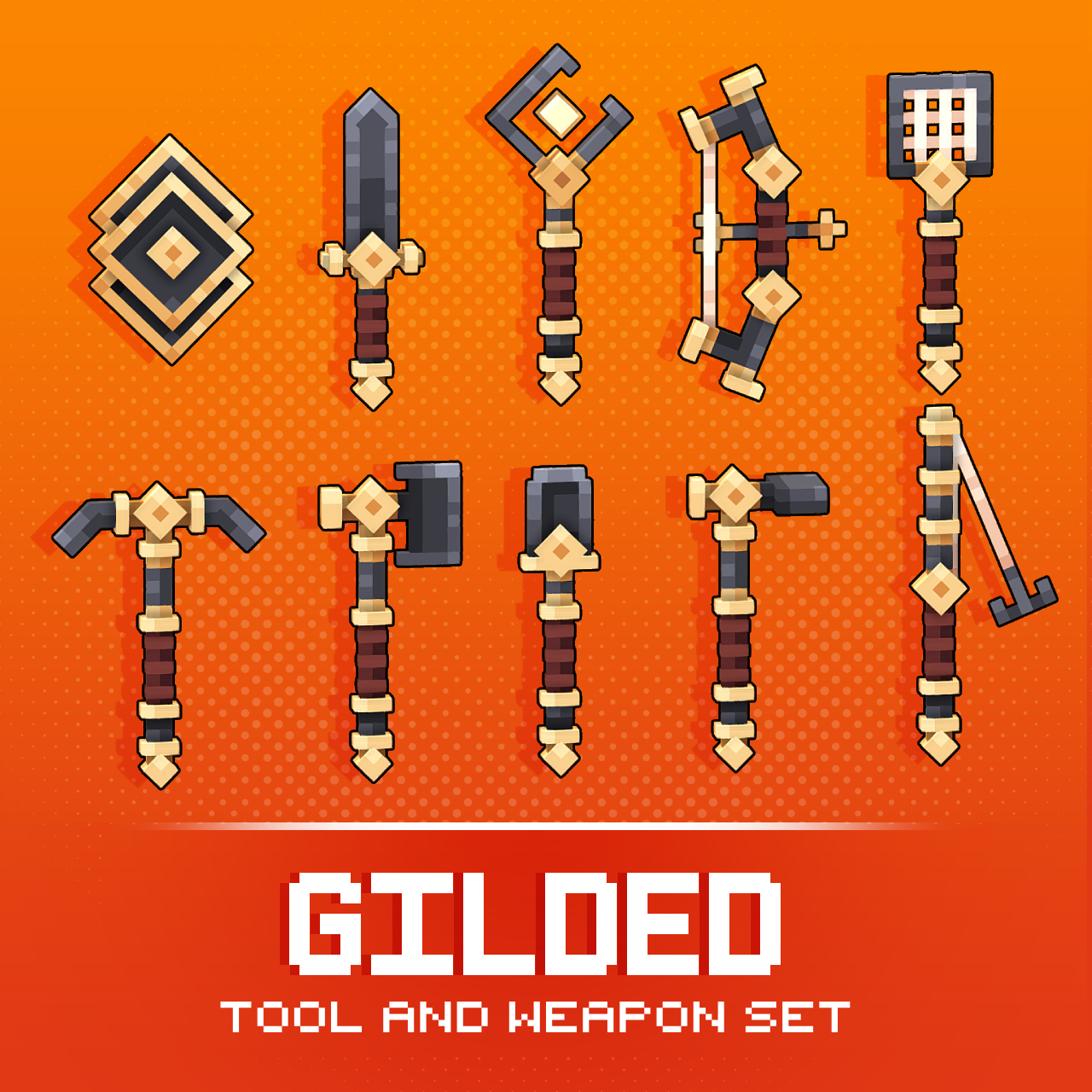 Gilded Tools & Weapons visualização