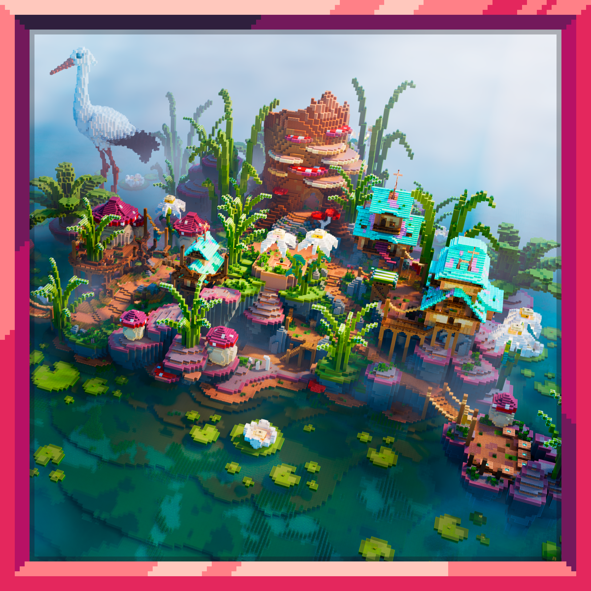 Aperçu de MushroomVillage - Survival Spawn