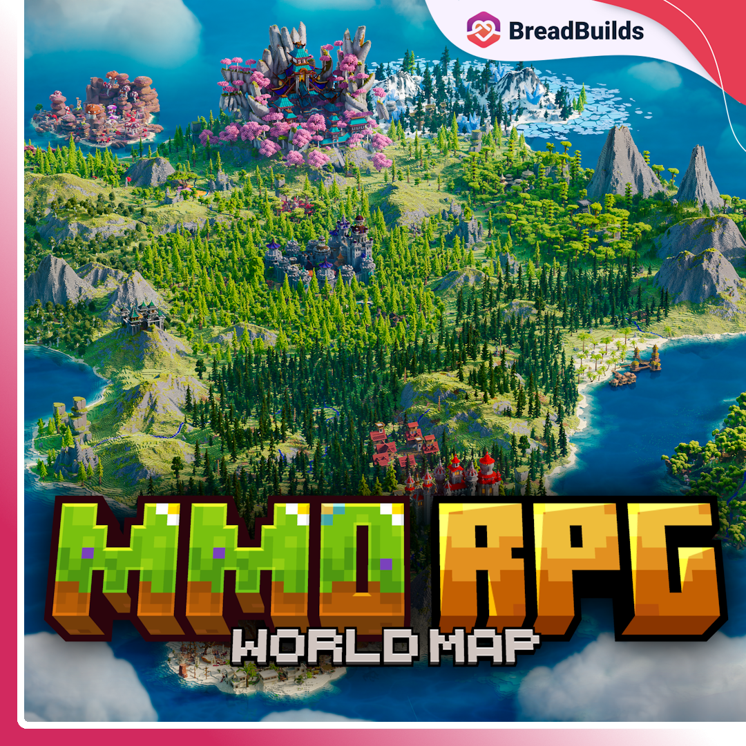 MMO RPG World Map visualização