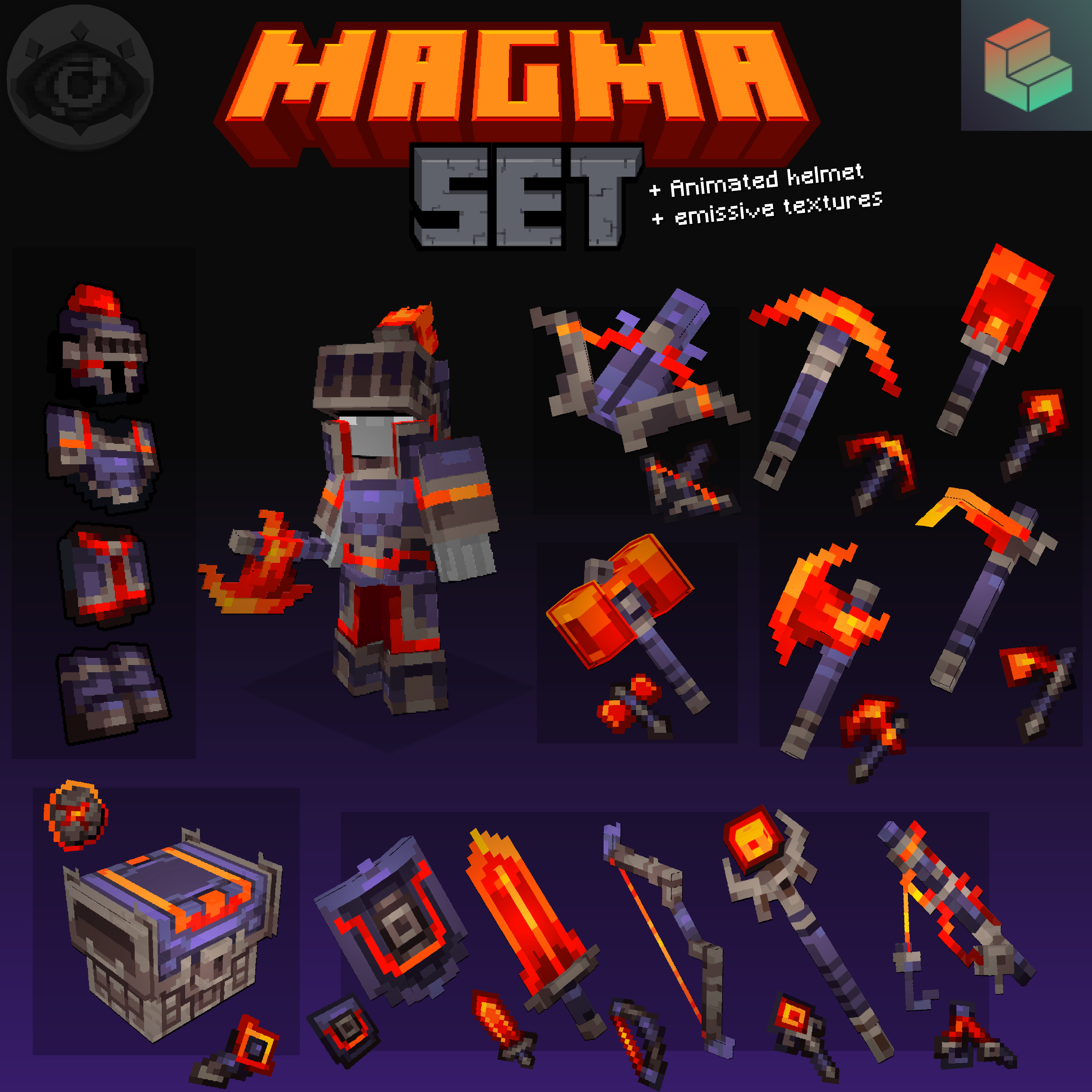 Magma Set voorbeeldafbeelding
