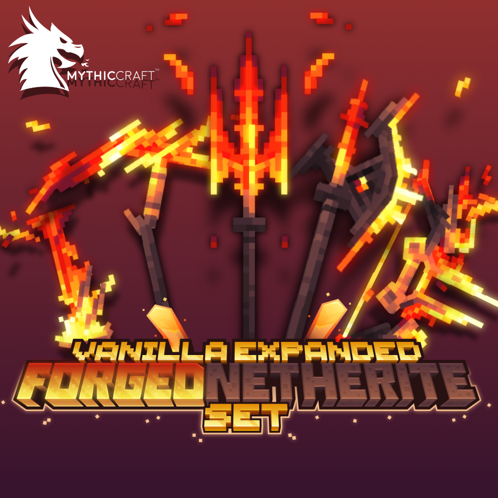 Imagen previa de Forged Netherite Set [Player Skills]