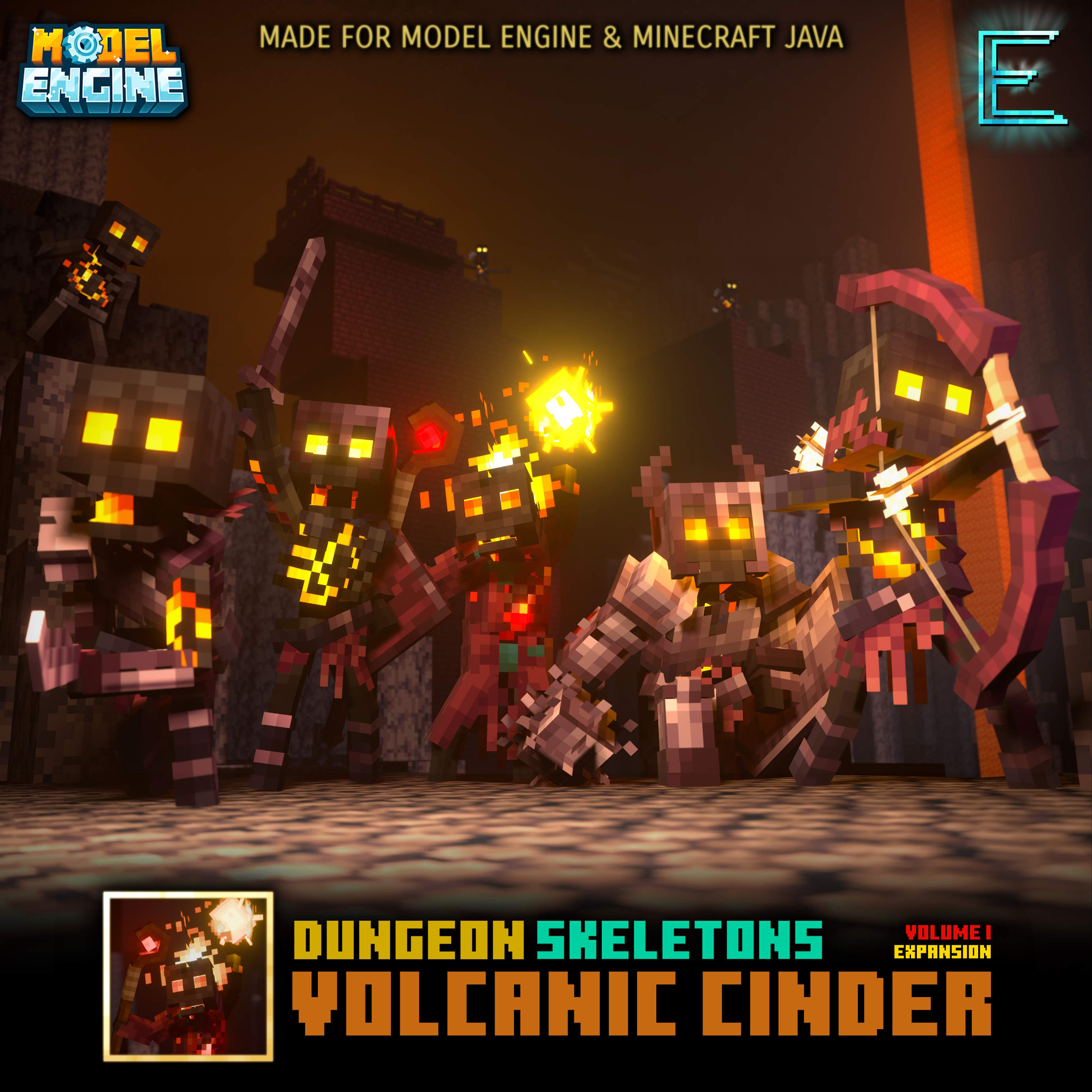 Dungeon Skeletons: Volcanic Cinder  Vorschau