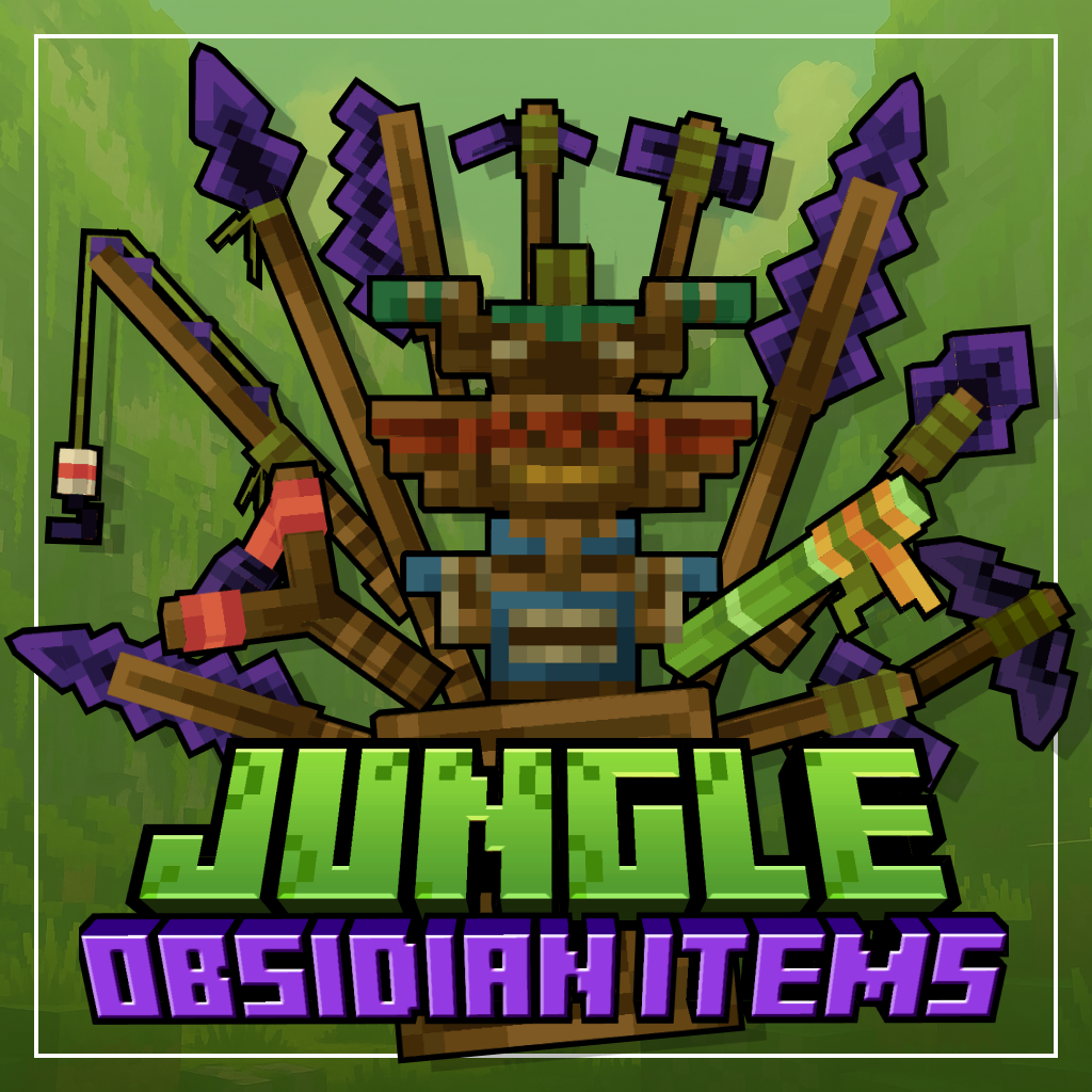 Jungle | Obsidian Weapons and Tools Pack preview image