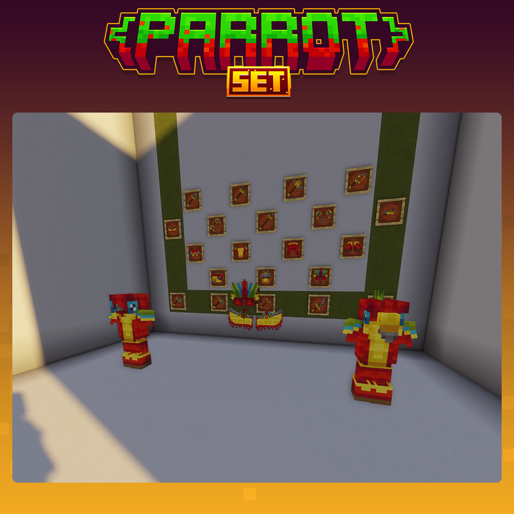 parrot tools weapons cosmetic set