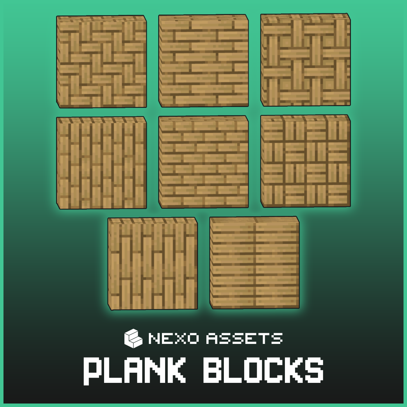 Wood Plank Blocks pré-visualização