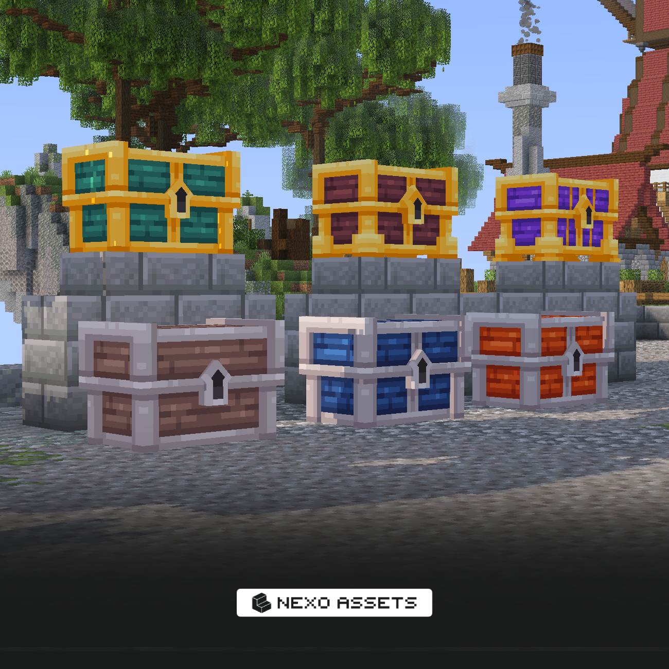 6 custom loot crates for Minecraft multiplayer servers.