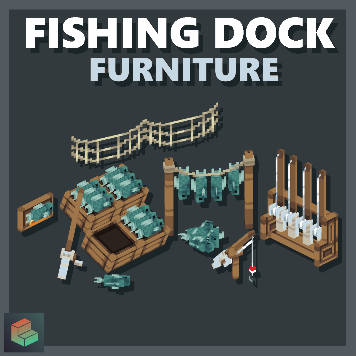 Fishing Dock Furniture [DYABLE] 미리보기 이미지