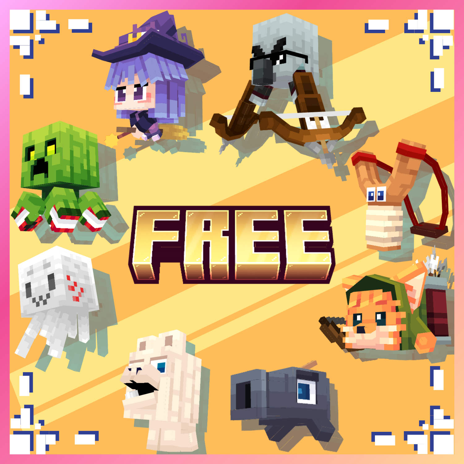Cubees Currets Pack [FREE!!] - Pets & companions preview image