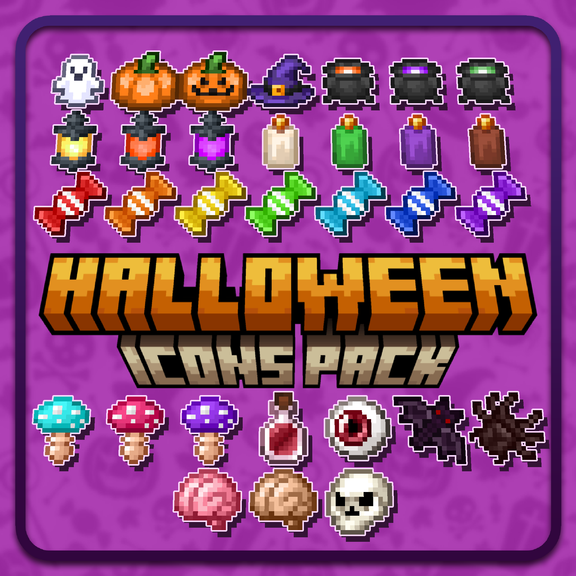 Halloween sprites pack 預覽圖