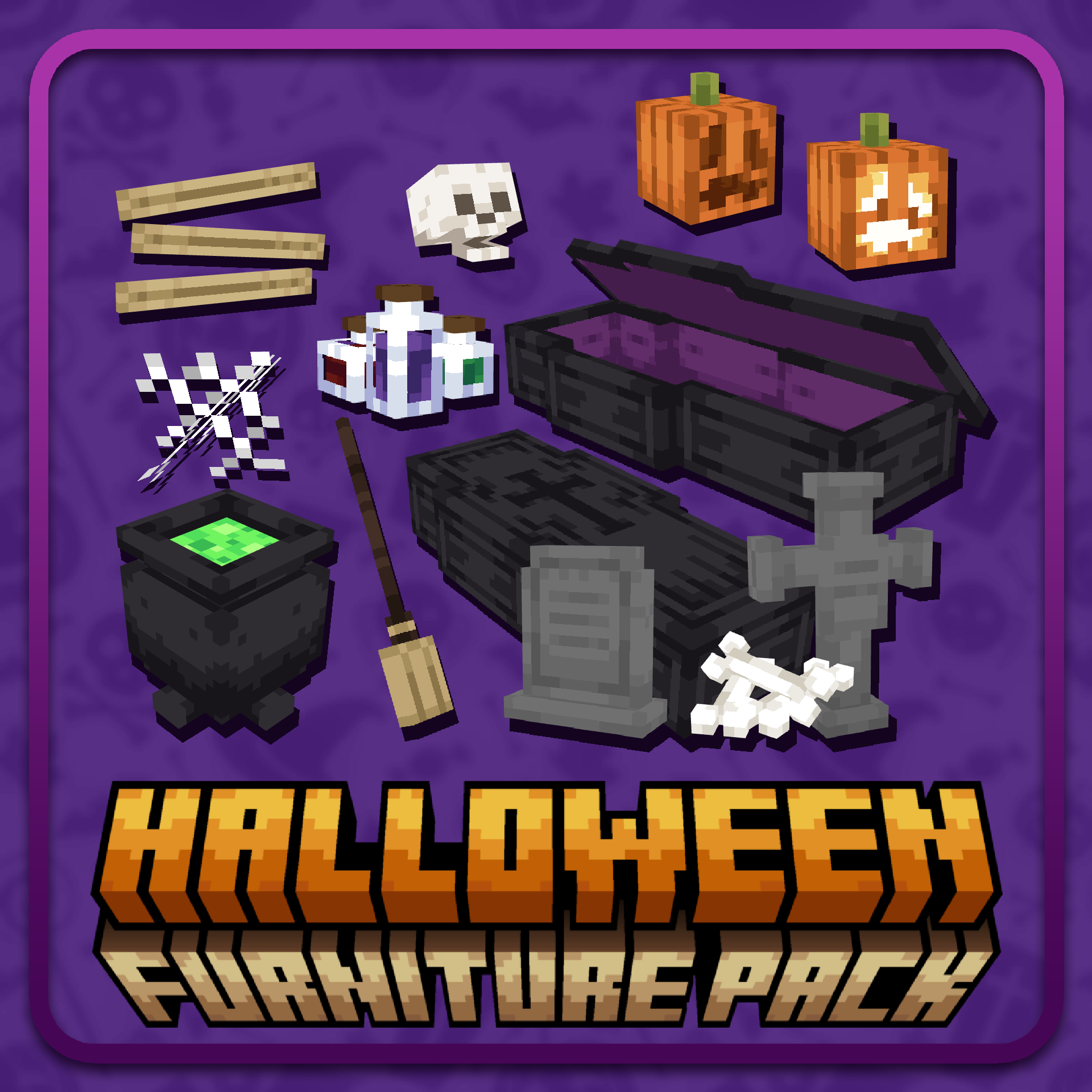 Halloween Furnitures Pack 預覽圖