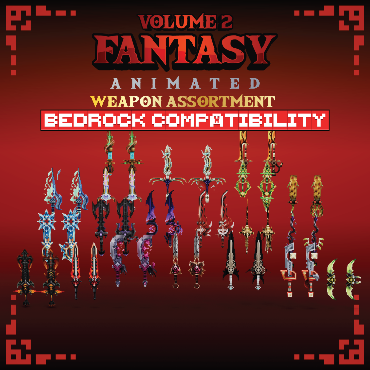 Imagen previa de Fantasy Animated Sword Set Volume 2 [For GeyserMC]